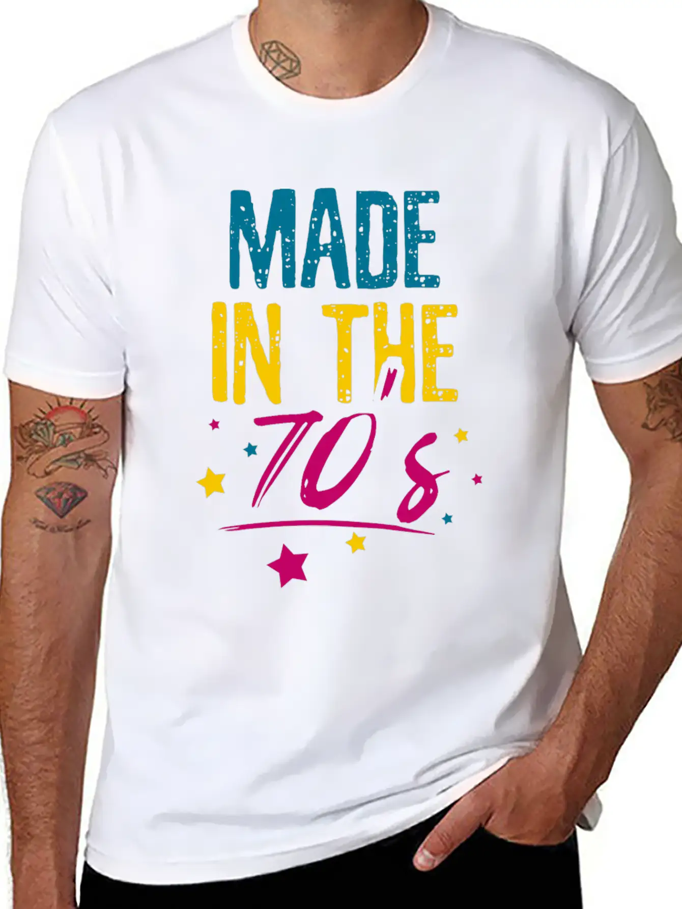 Retro Made In The 70's Essential Cotton Tee For Daily Outfits – Unisex Style