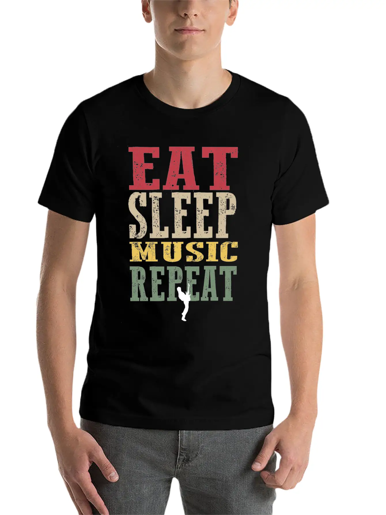 Retro Music Tee Soft Cotton Short Sleeve Tee – Unisex Wardrobe Staple
