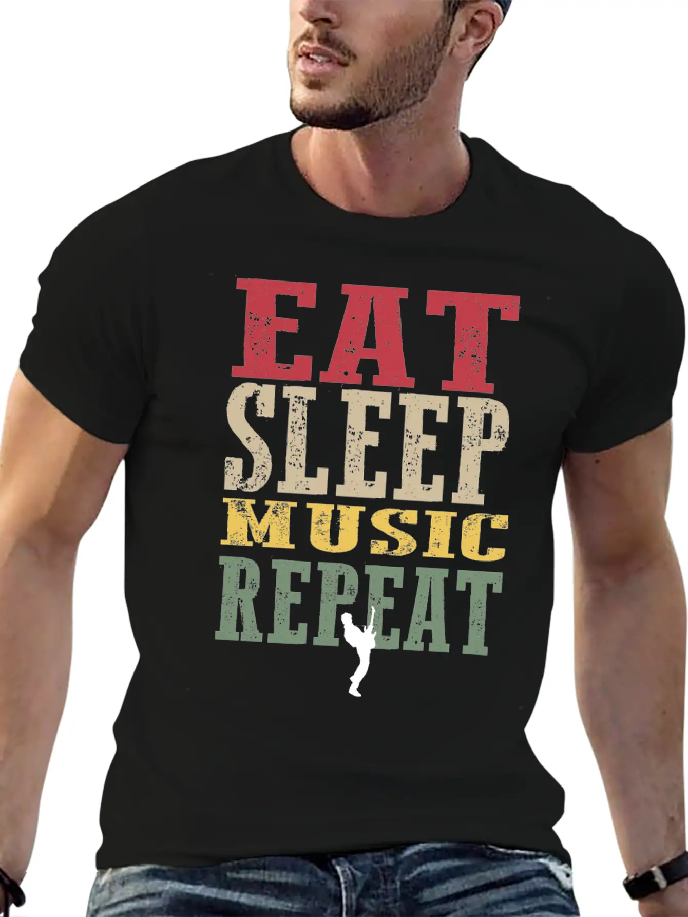 Retro Music Tee Soft Cotton Short Sleeve Tee – Unisex Wardrobe Staple