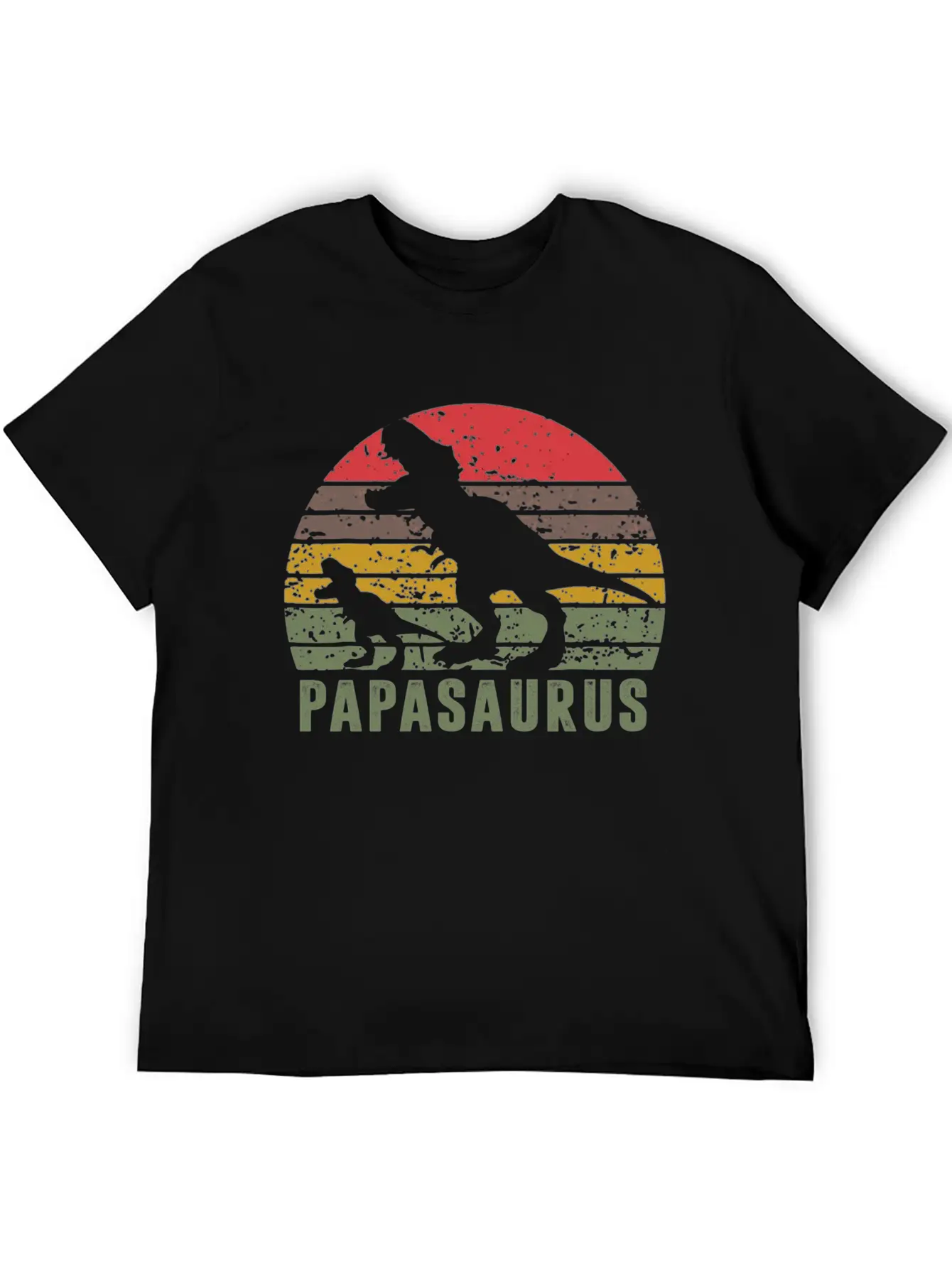 RETRO PAPASAURUS Unisex Casual T-Shirt – Clean Design For Daily Comfort