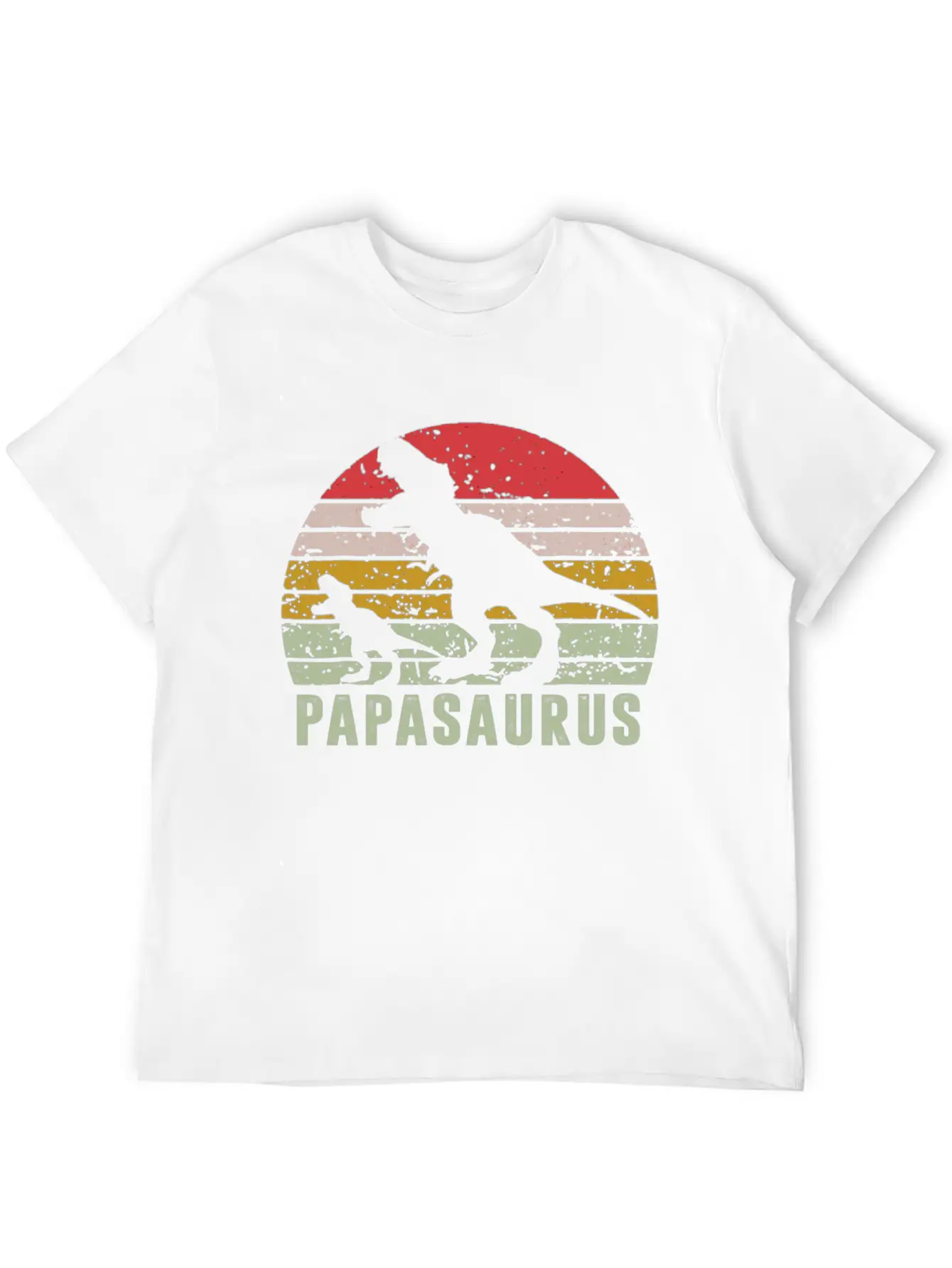 RETRO PAPASAURUS Unisex Casual T-Shirt – Clean Design For Daily Comfort