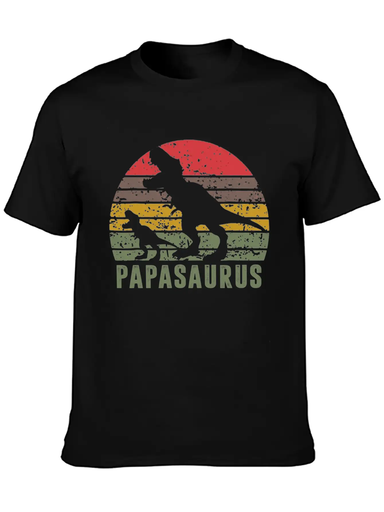 RETRO PAPASAURUS Unisex Casual T-Shirt – Clean Design For Daily Comfort