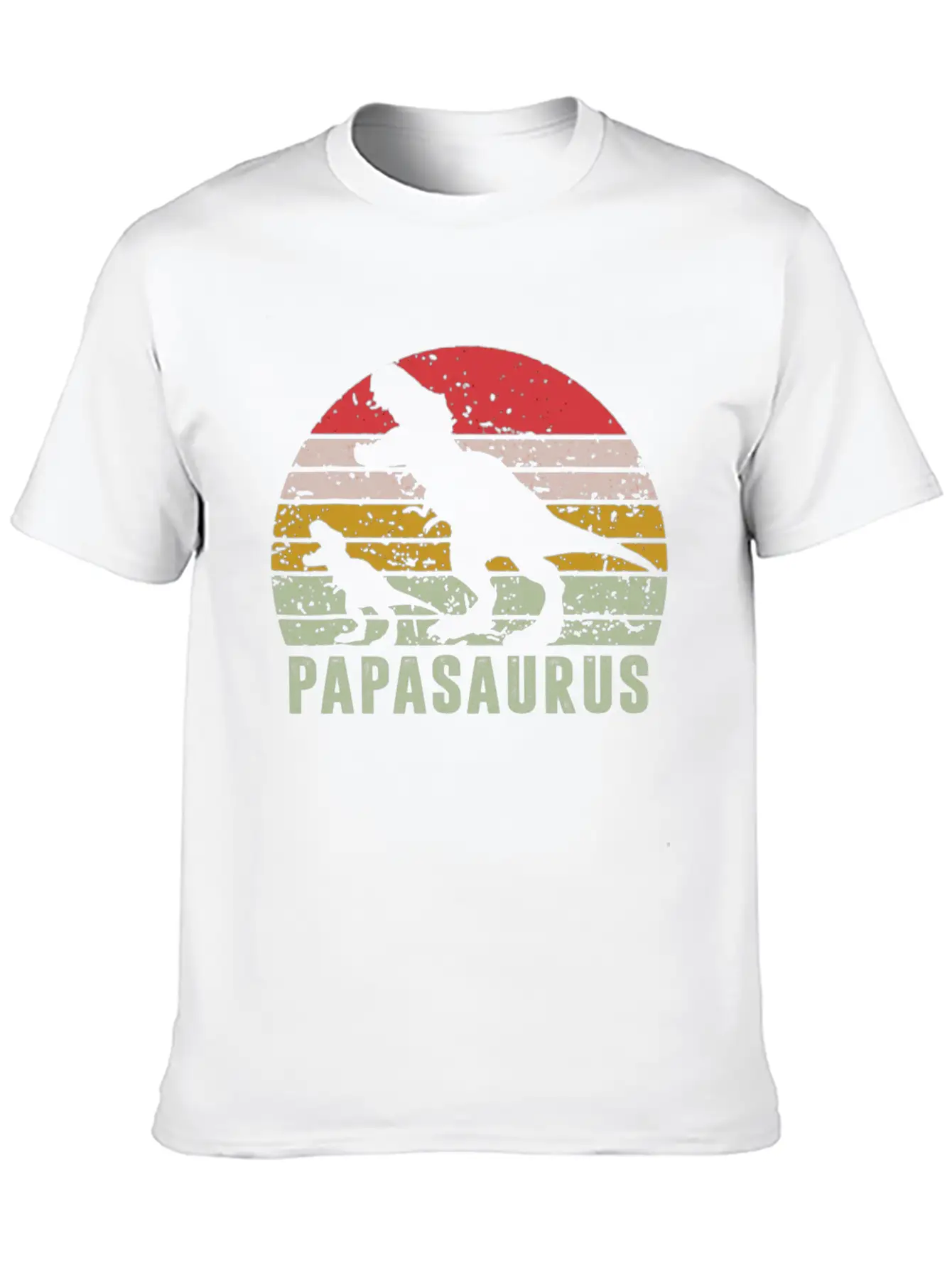 RETRO PAPASAURUS Unisex Casual T-Shirt – Clean Design For Daily Comfort