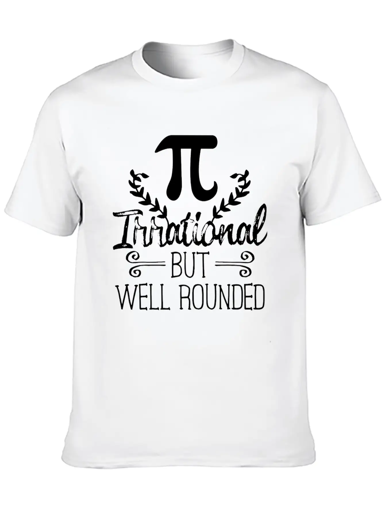 Retro Pi Irrational But Well Rounded Pi Day Modern Fit Casual T-Shirt ��� Clean And Versatile Design