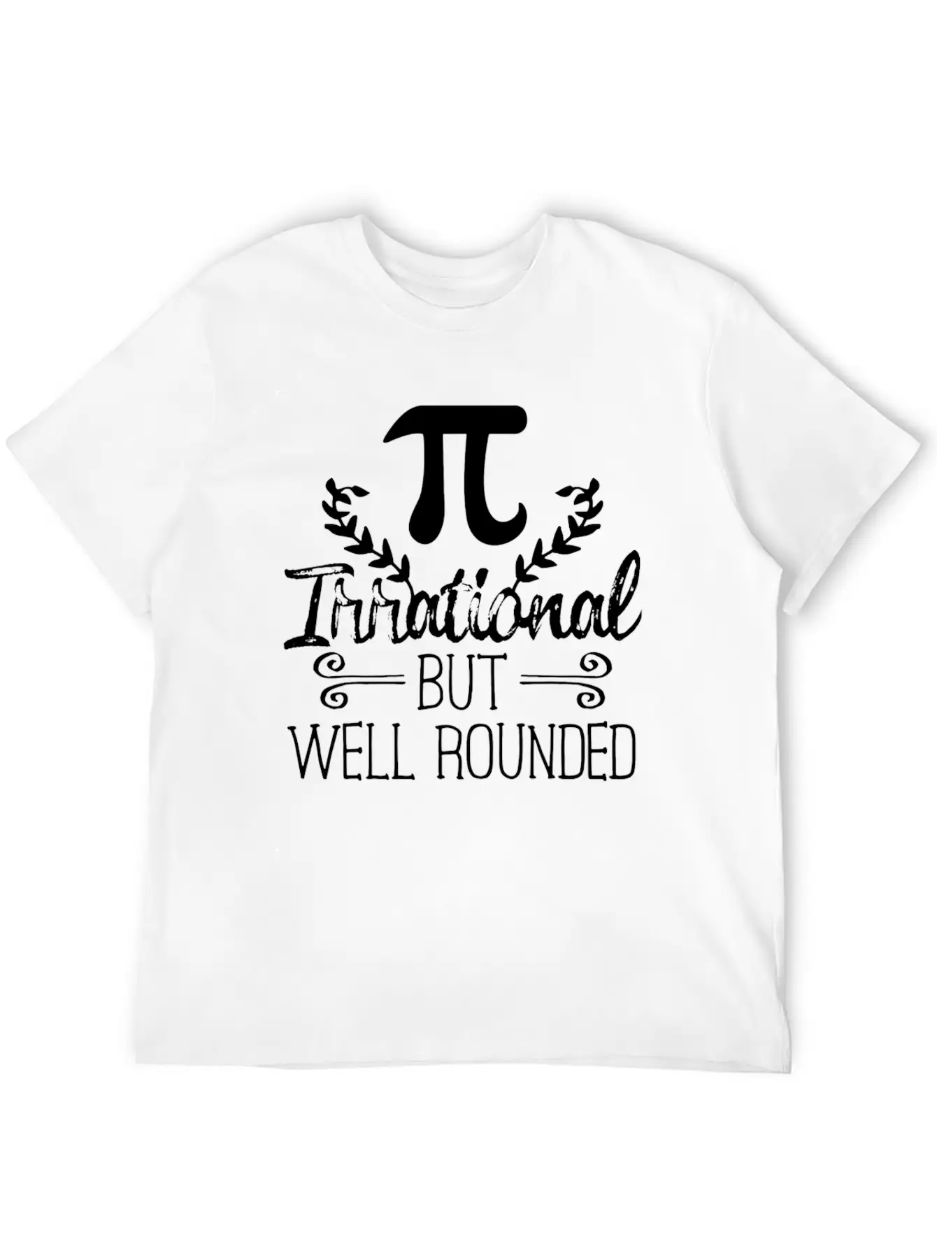 Retro Pi Irrational But Well Rounded Pi Day Modern Fit Casual T-Shirt ��� Clean And Versatile Design
