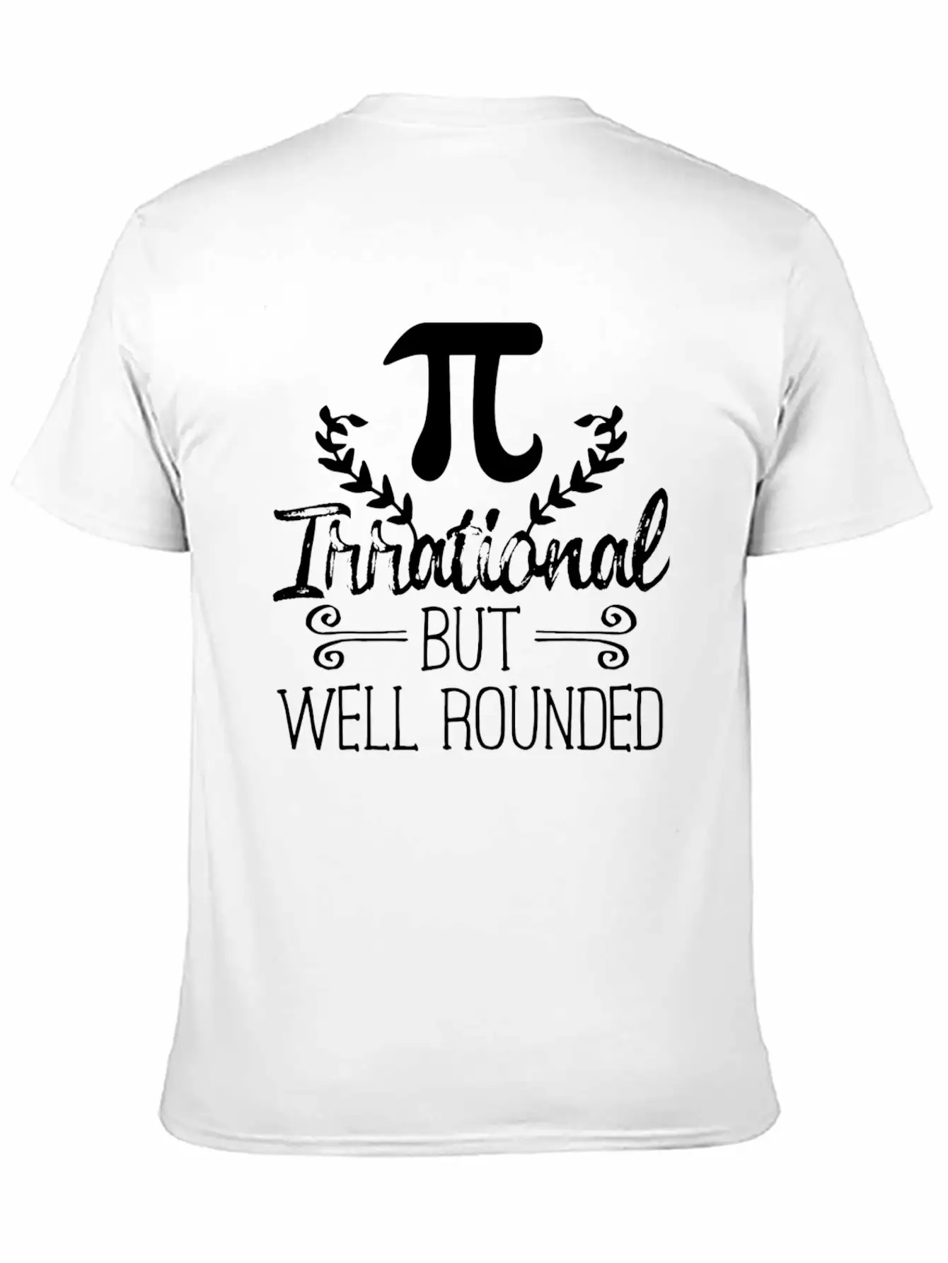 Retro Pi Irrational But Well Rounded Pi Day Modern Fit Casual T-Shirt ��� Clean And Versatile Design