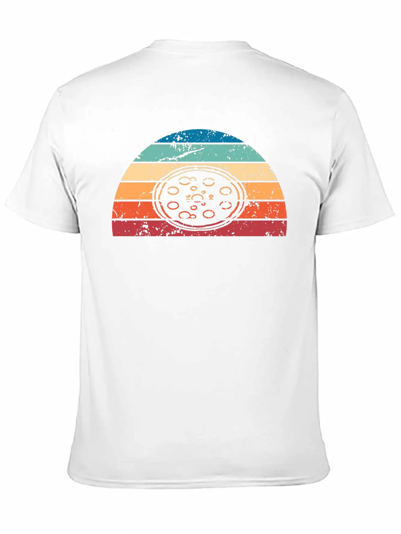 Retro Pizza Sunset Vintage Eating Sunrise Basic Graphic T-Shirt – Daily Comfort In Soft Cotton