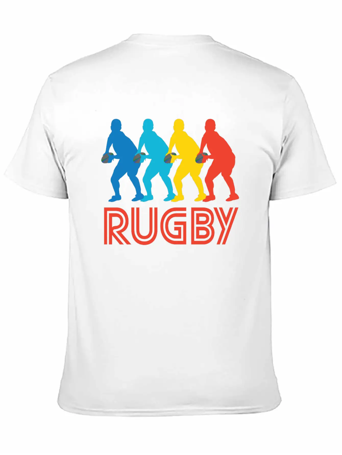 Retro Rugby Pop Art Unisex Casual T-Shirt ��� Clean Design For Daily Comfort