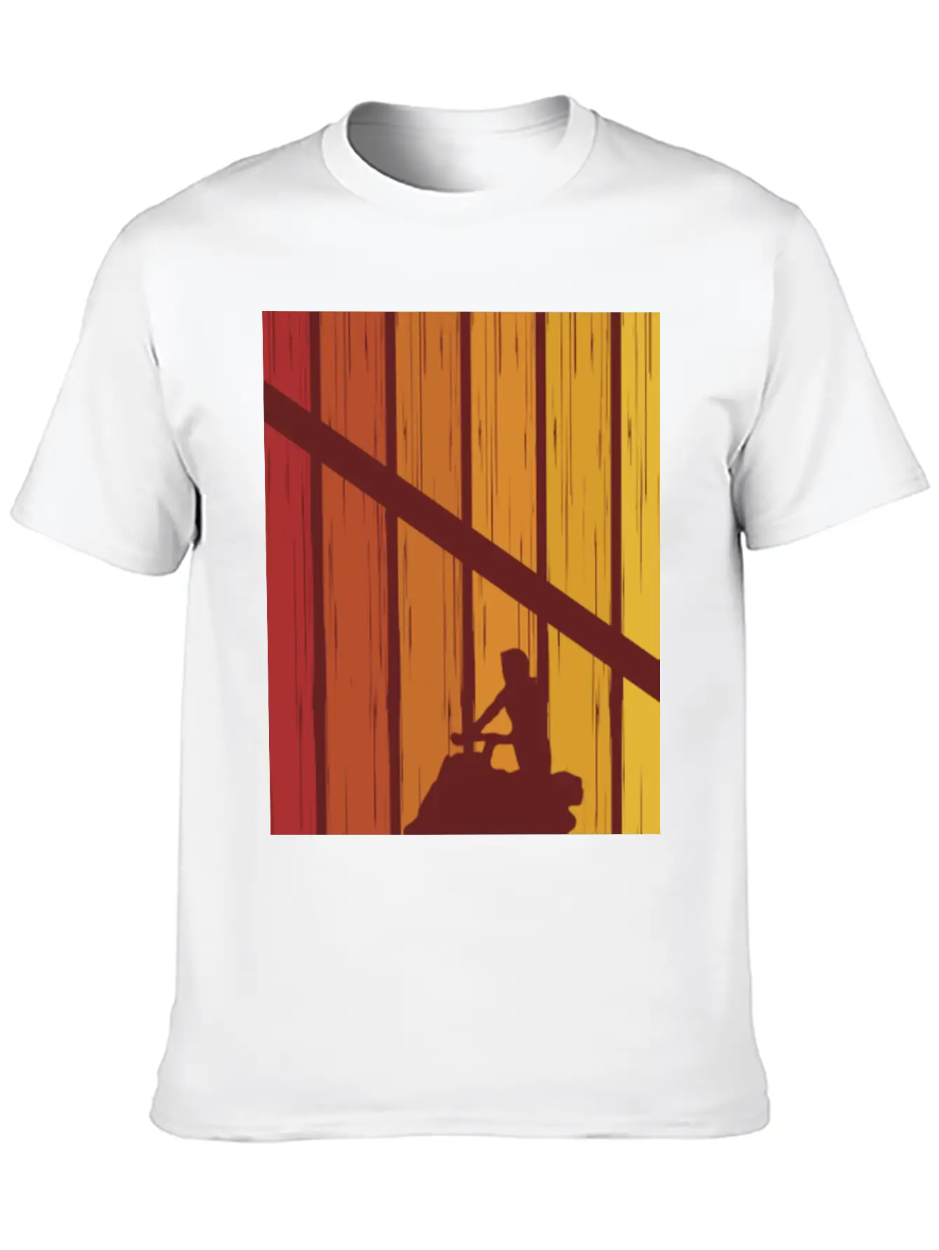 Retro Snowmobile Vintage Snow Machine Lightweight Cotton T-Shirt – Daily Comfort Graphic Shirt