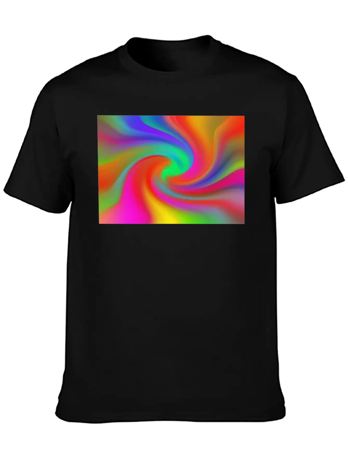 Retro Style Tie Dye Background Relaxed Everyday Tee – Lightweight And Durable Cotton