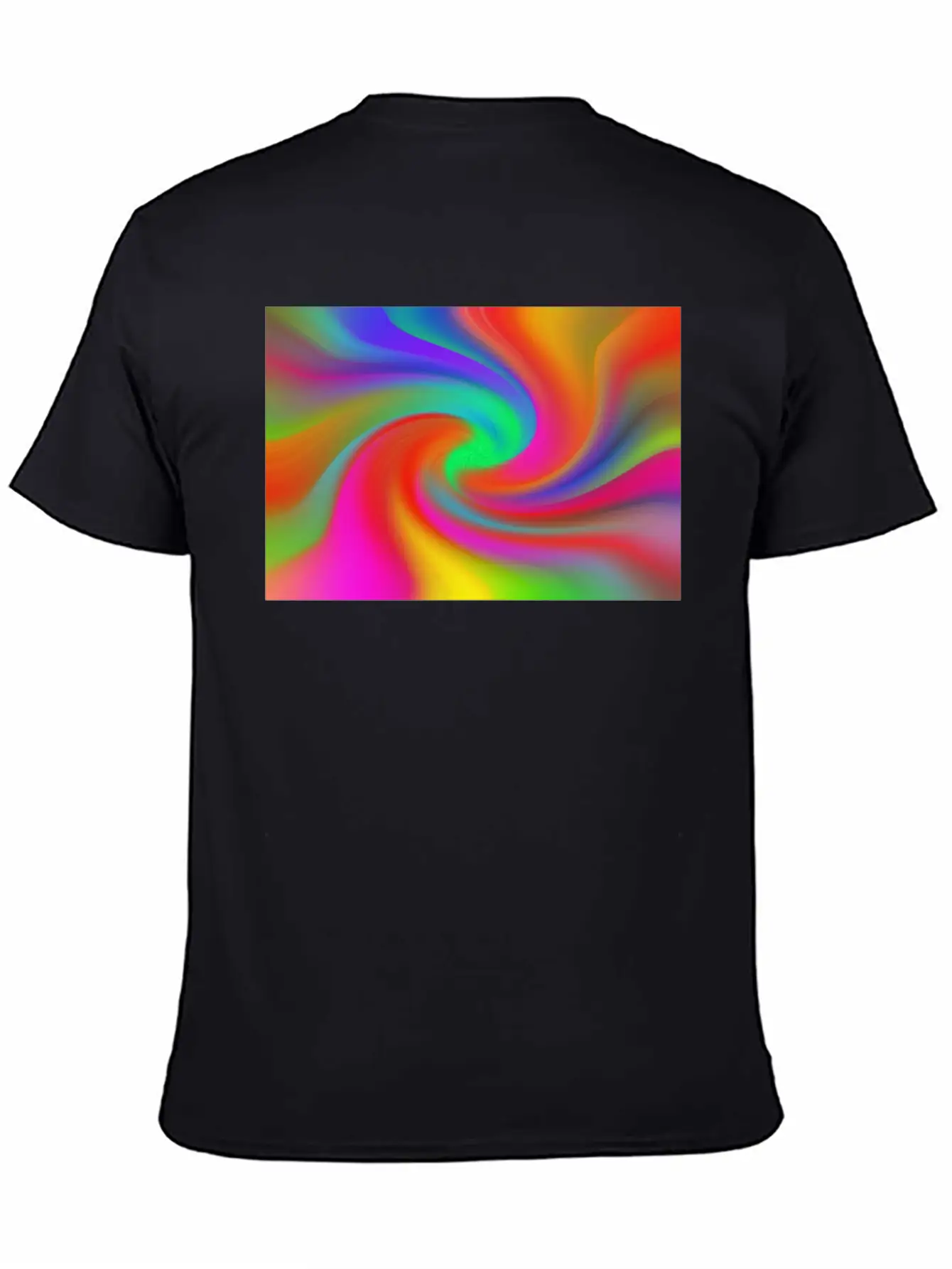 Retro Style Tie Dye Background Relaxed Everyday Tee – Lightweight And Durable Cotton