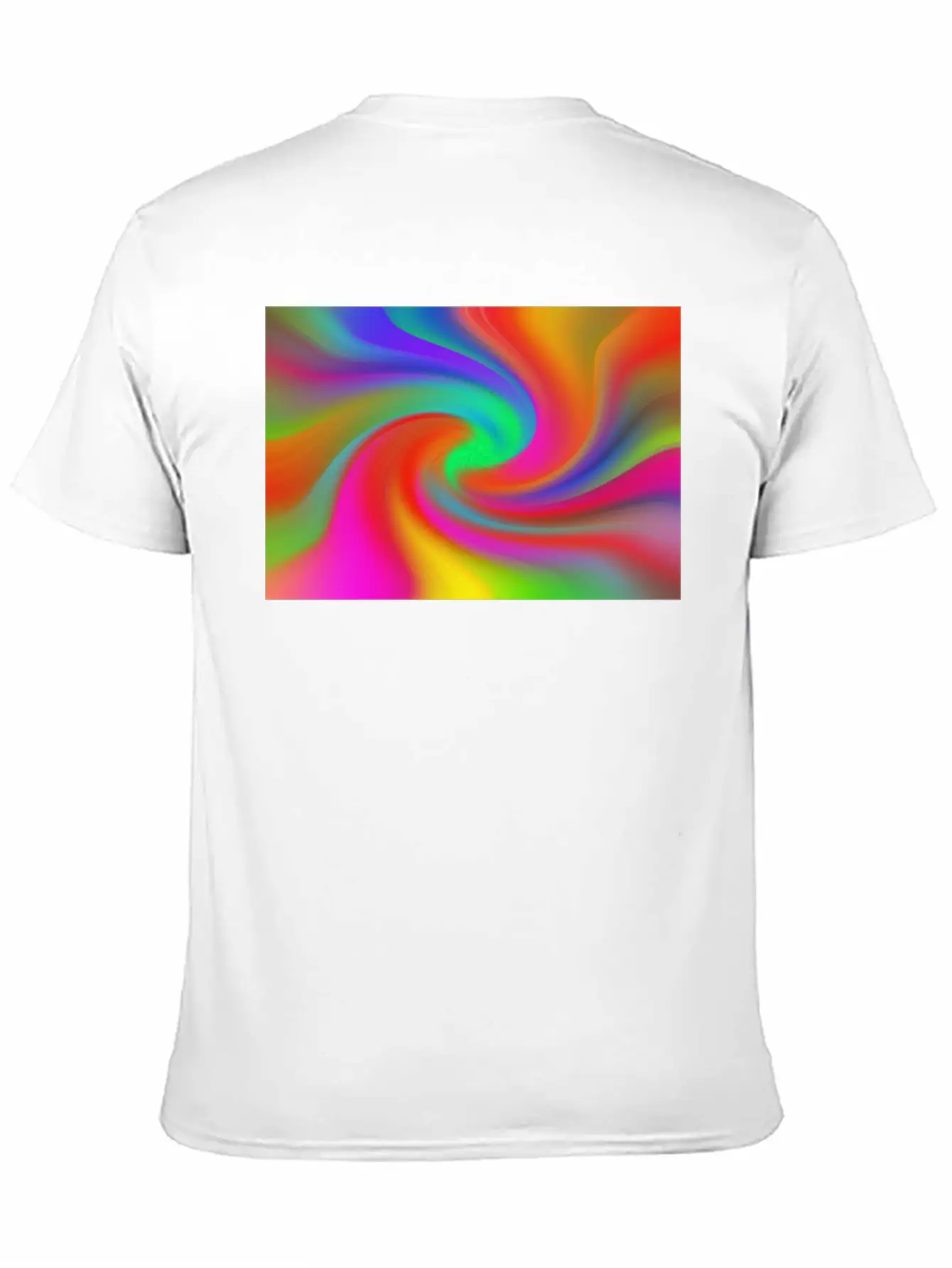 Retro Style Tie Dye Background Relaxed Everyday Tee – Lightweight And Durable Cotton