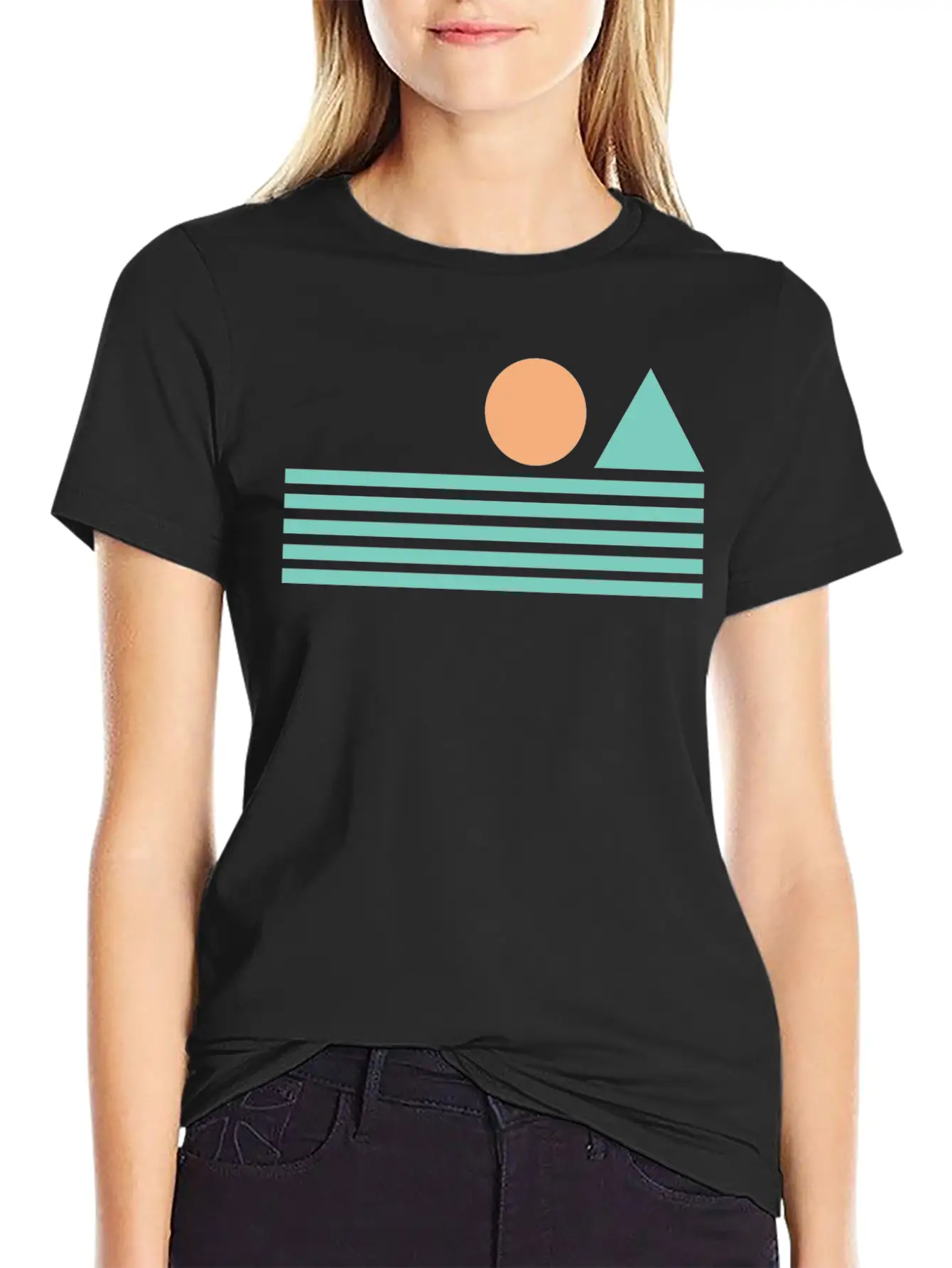 Retro Sunrise T-Shirt Unisex Casual T-Shirt – Clean Design For Daily Comfort