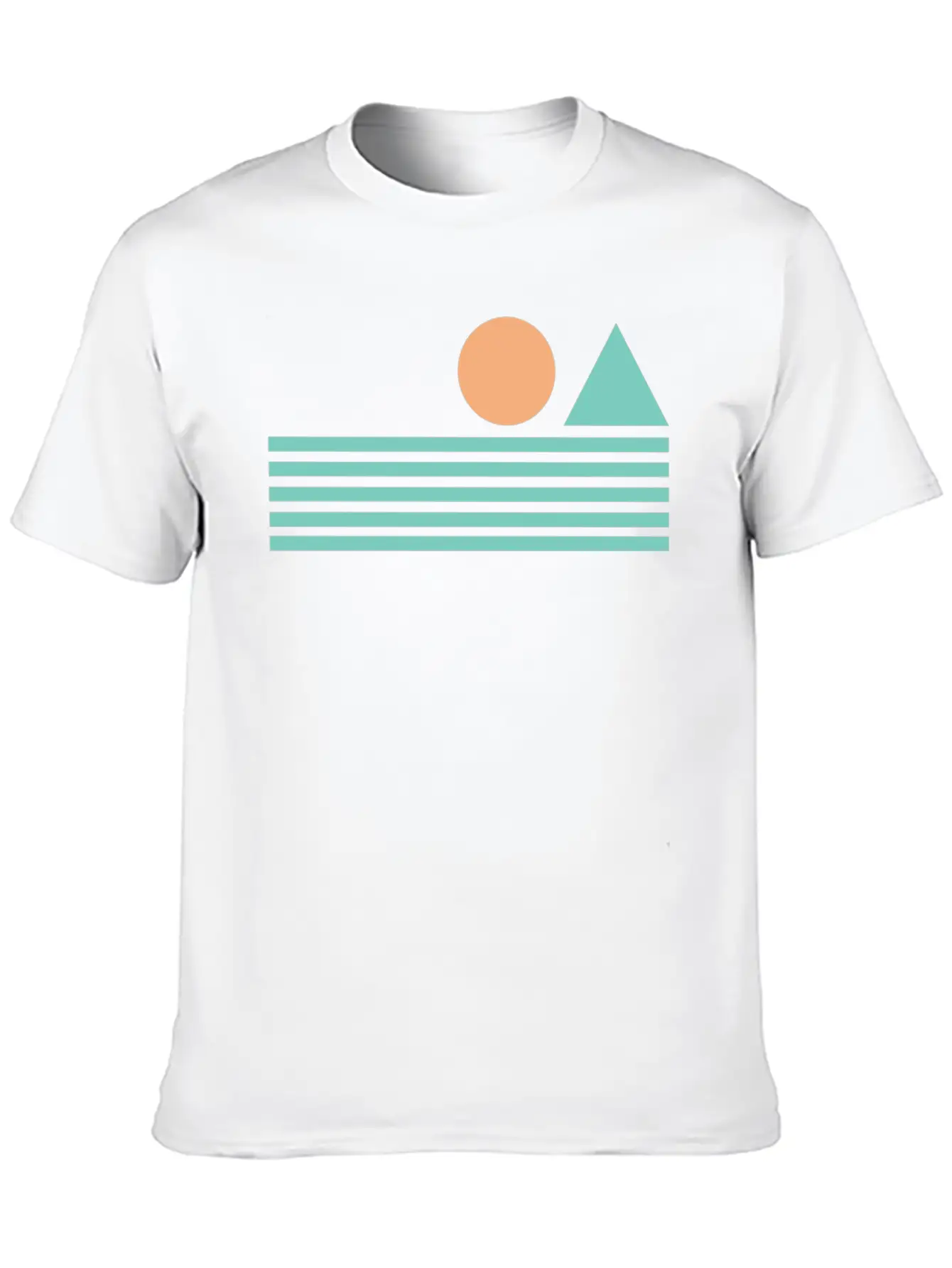 Retro Sunrise T-Shirt Unisex Casual T-Shirt – Clean Design For Daily Comfort