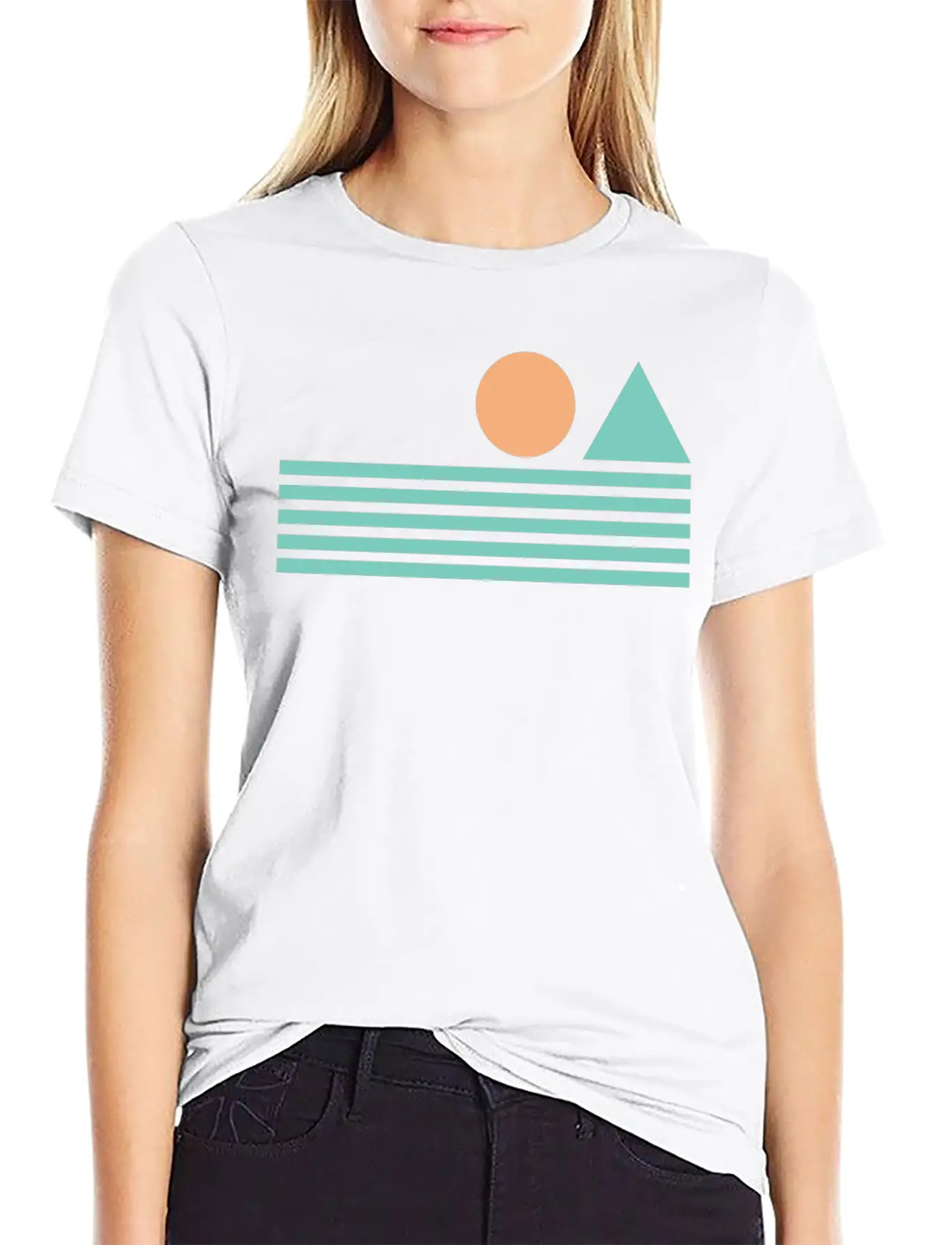 Retro Sunrise T-Shirt Unisex Casual T-Shirt – Clean Design For Daily Comfort