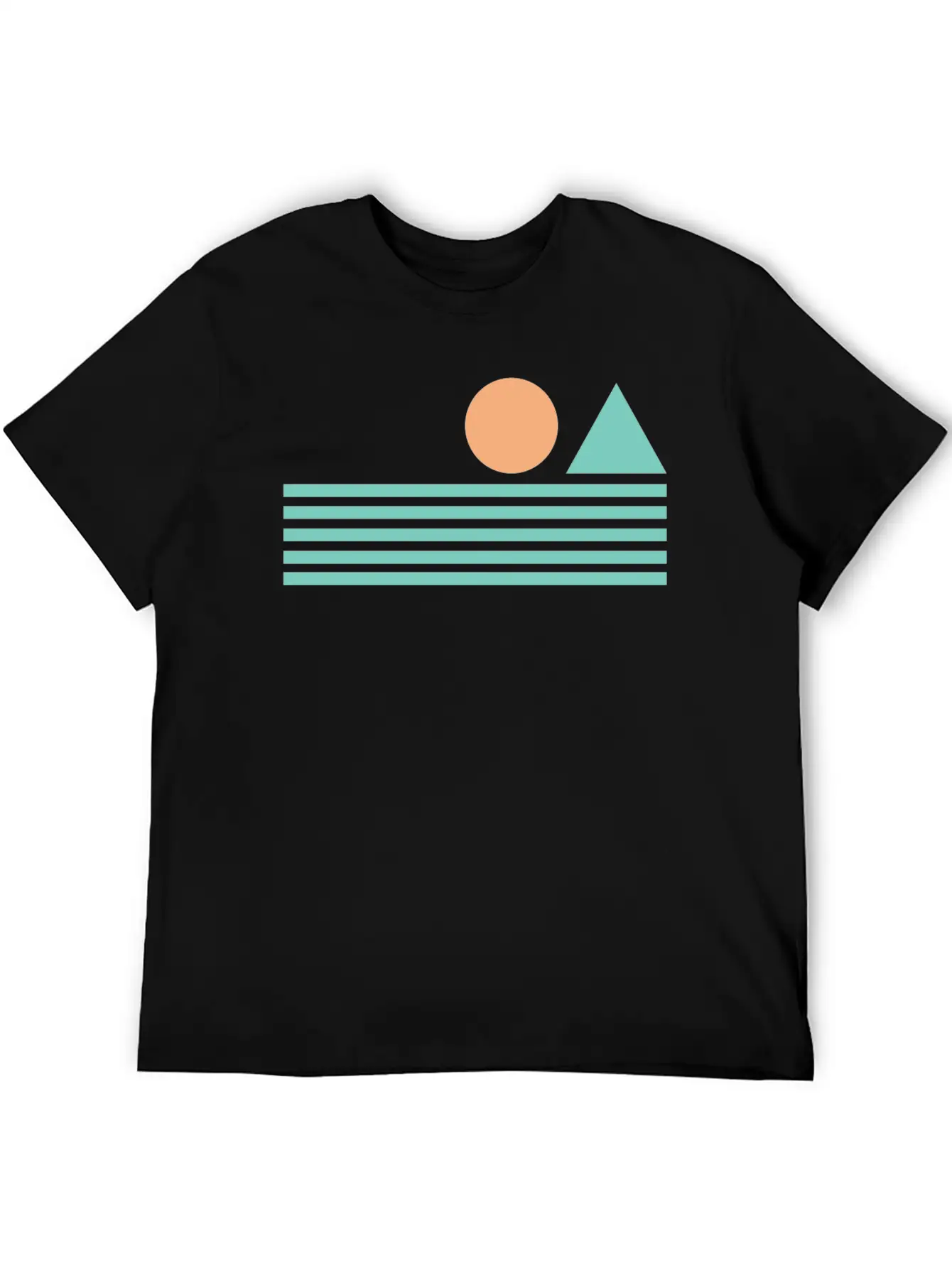 Retro Sunrise T-Shirt Unisex Casual T-Shirt – Clean Design For Daily Comfort