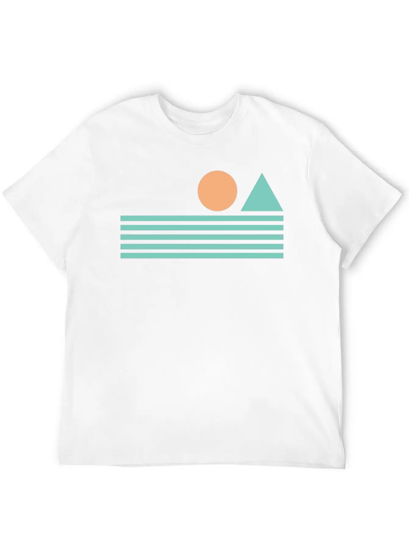 Retro Sunrise T-Shirt Unisex Casual T-Shirt – Clean Design For Daily Comfort