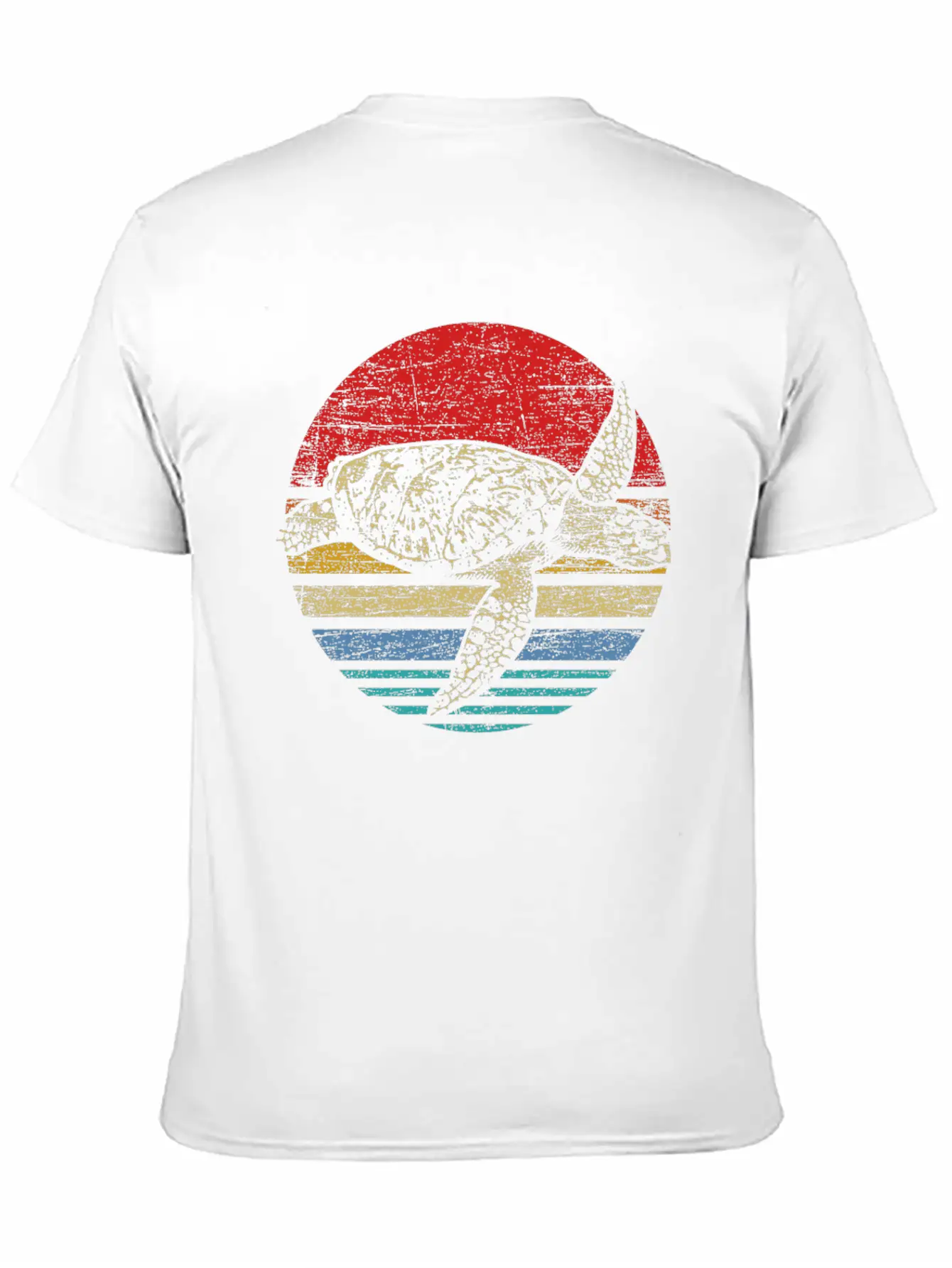 Retro Turtle Essential Cotton Tee For Daily Outfits – Unisex Style