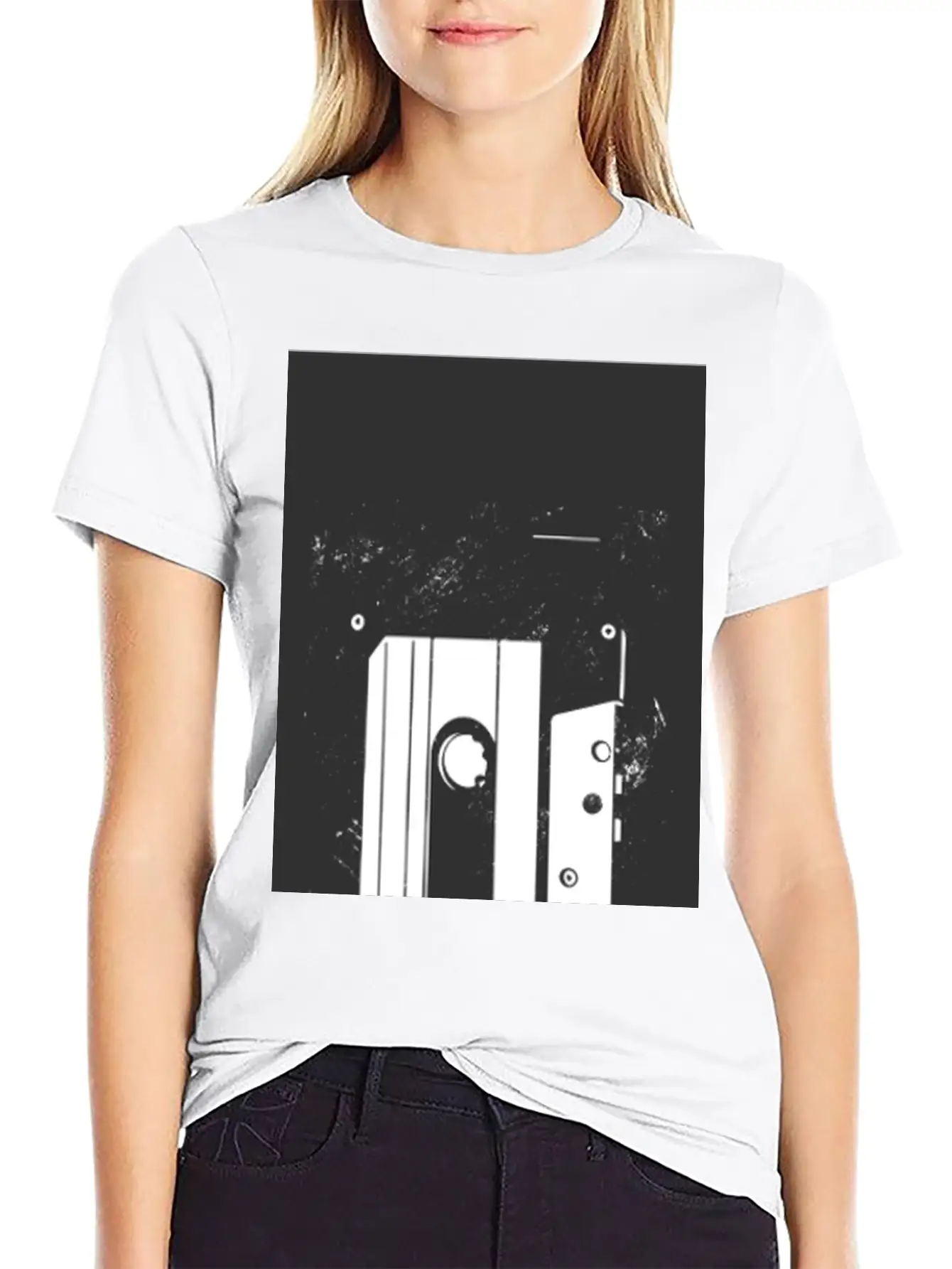 Retro Vintage Cassette 80s 90s Memory Old Lightweight Cotton T-Shirt – Daily Comfort Graphic Shirt
