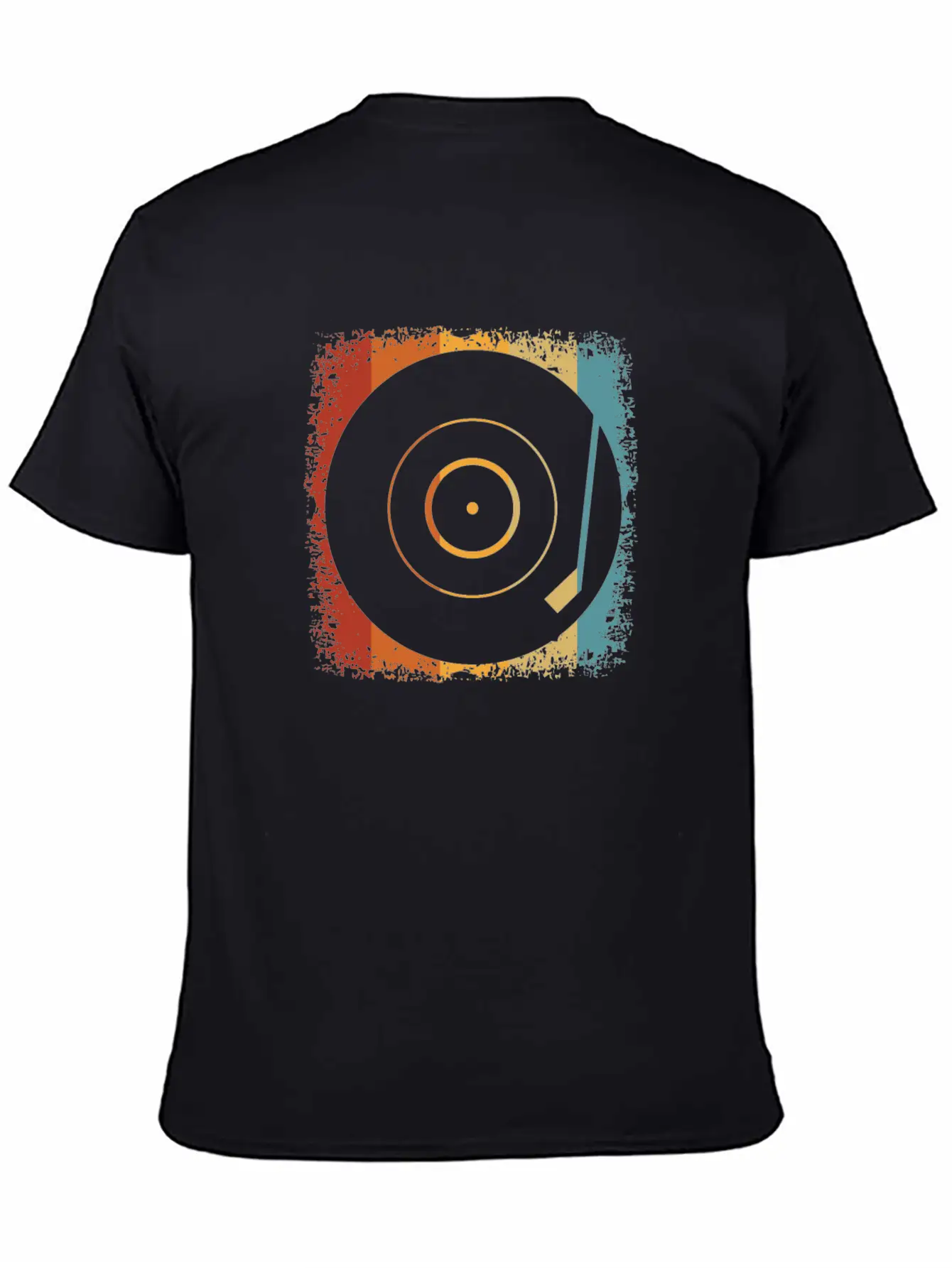 Retro Vinyl Disc LP Records Unisex Casual T-Shirt – Clean Design For Daily Comfort