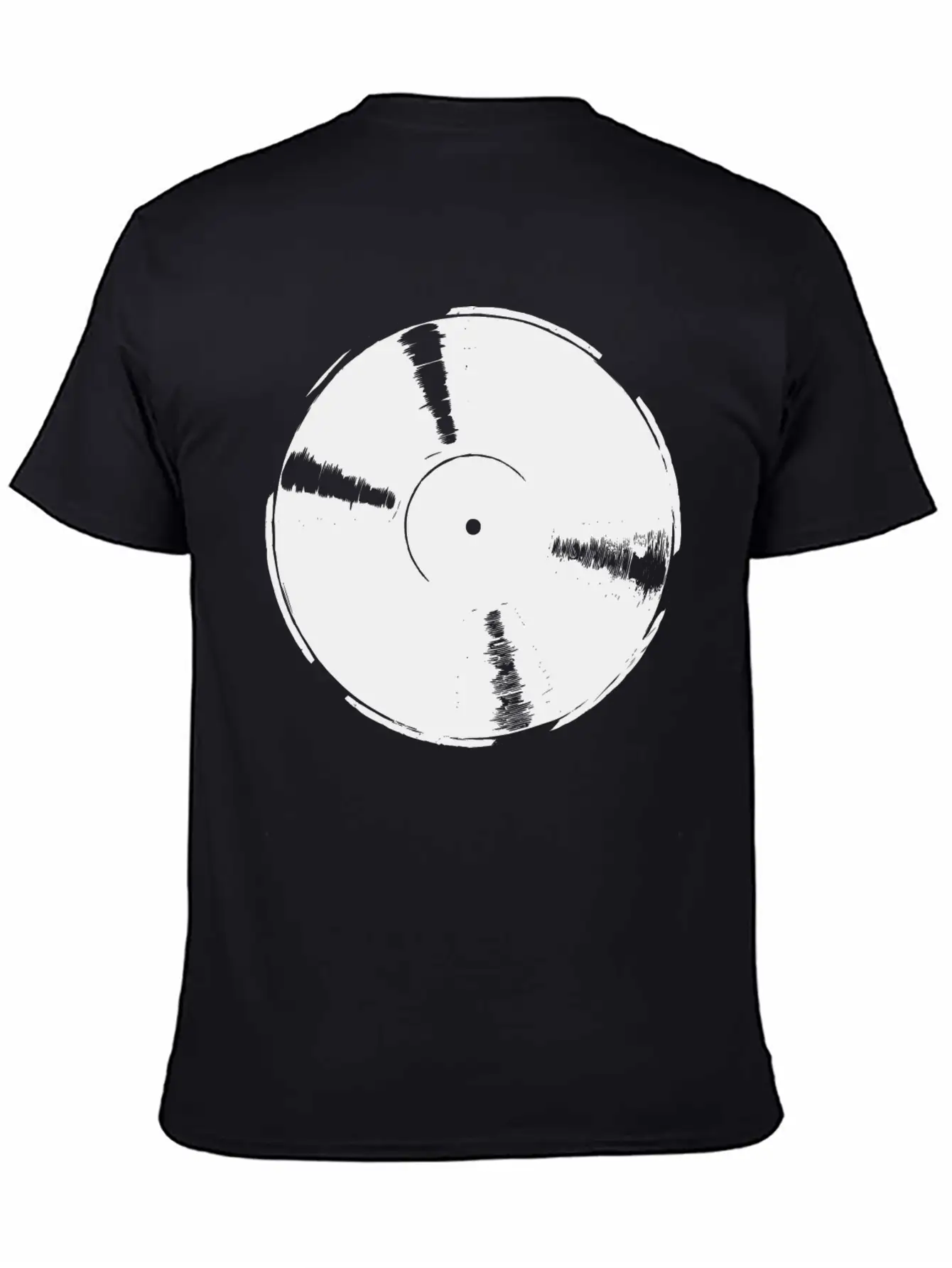 Retro Vinyl Record Unisex Casual T-Shirt – Clean Design For Daily Comfort