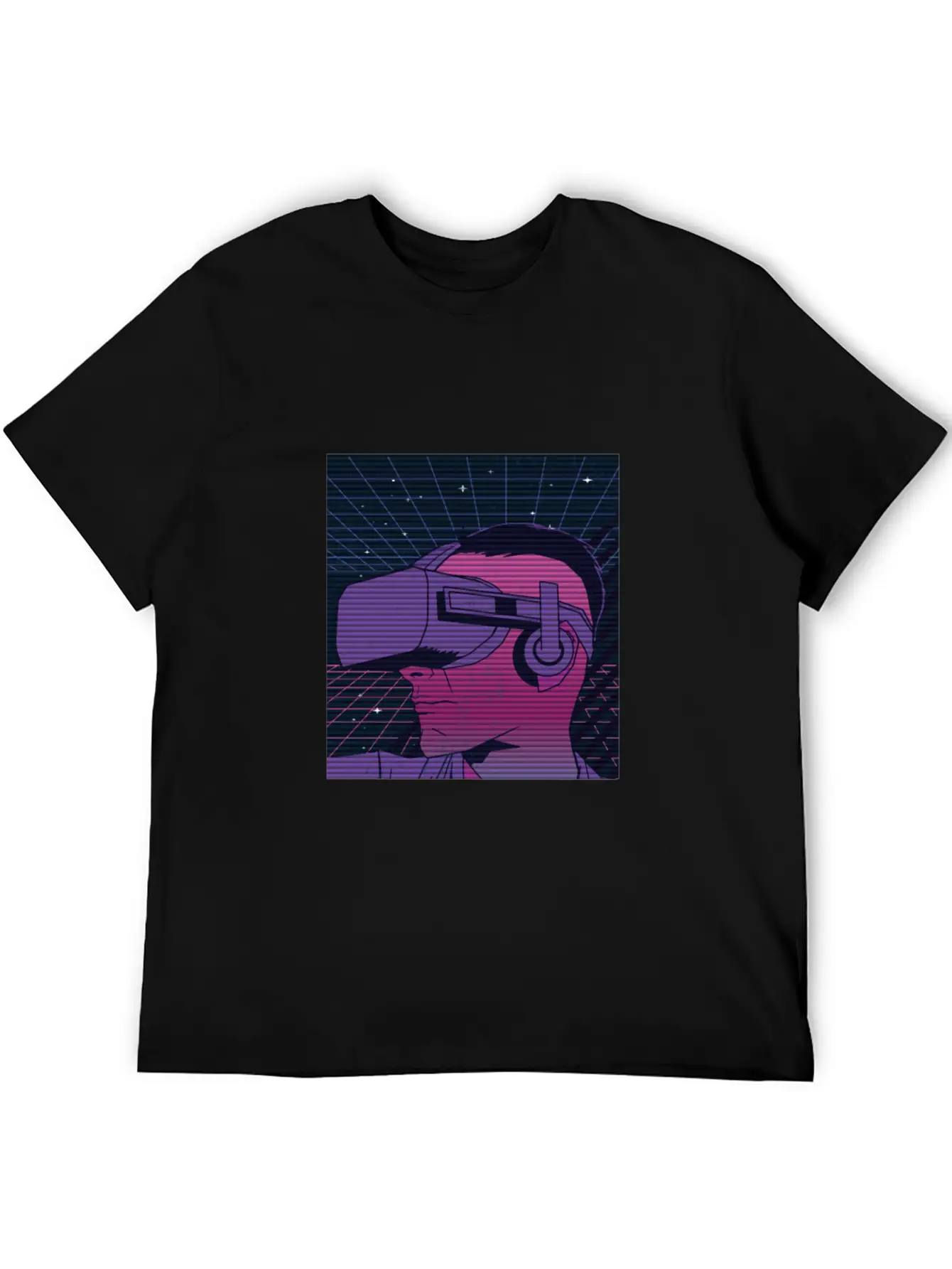 Retro Wave Virtual Reality Japan Vaporwave Unisex Casual T-Shirt – Clean Design For Daily Comfort