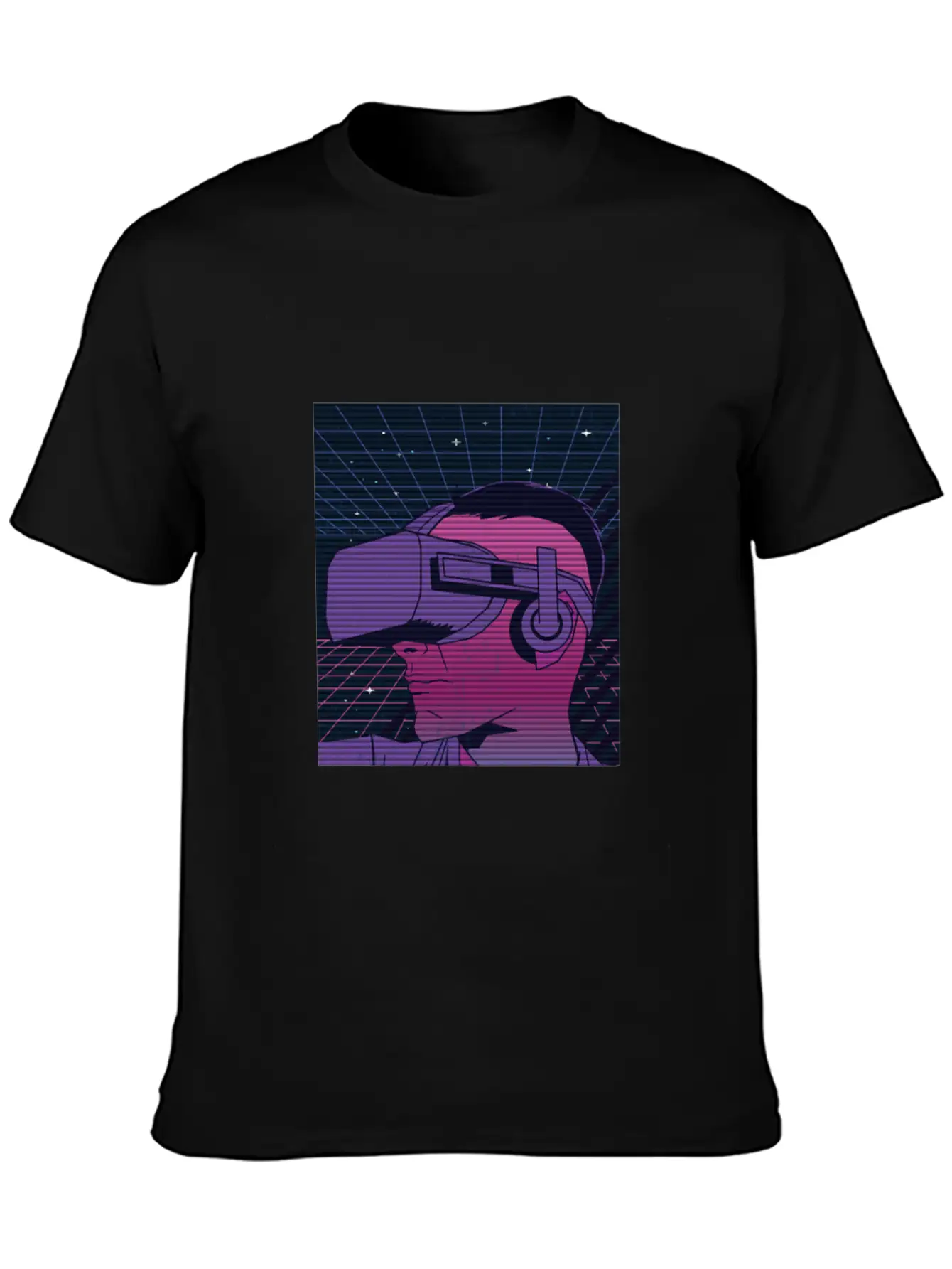 Retro Wave Virtual Reality Japan Vaporwave Unisex Casual T-Shirt – Clean Design For Daily Comfort