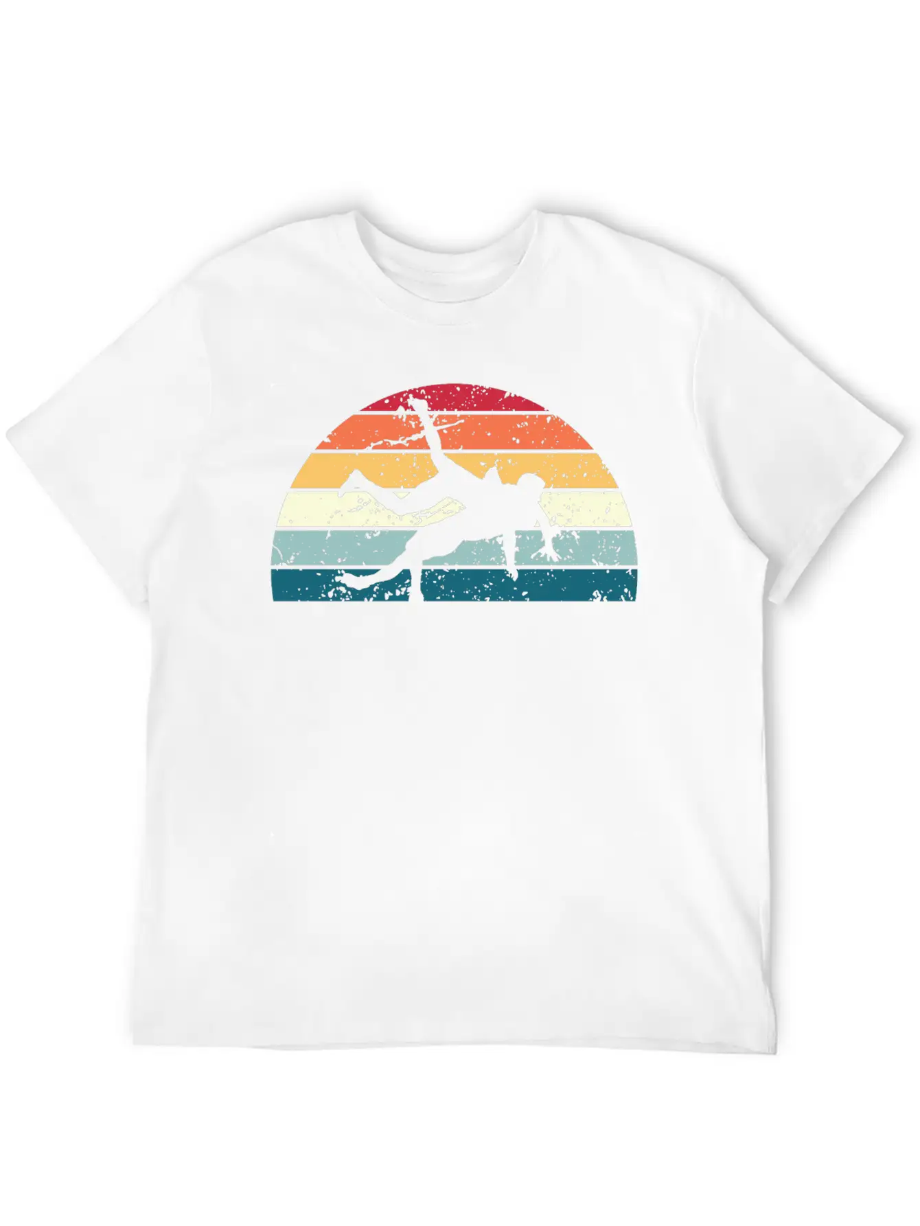 Retro Wrestling Sunset Vintage Boxing Sunrise Relaxed Everyday Tee – Lightweight And Durable Cotton