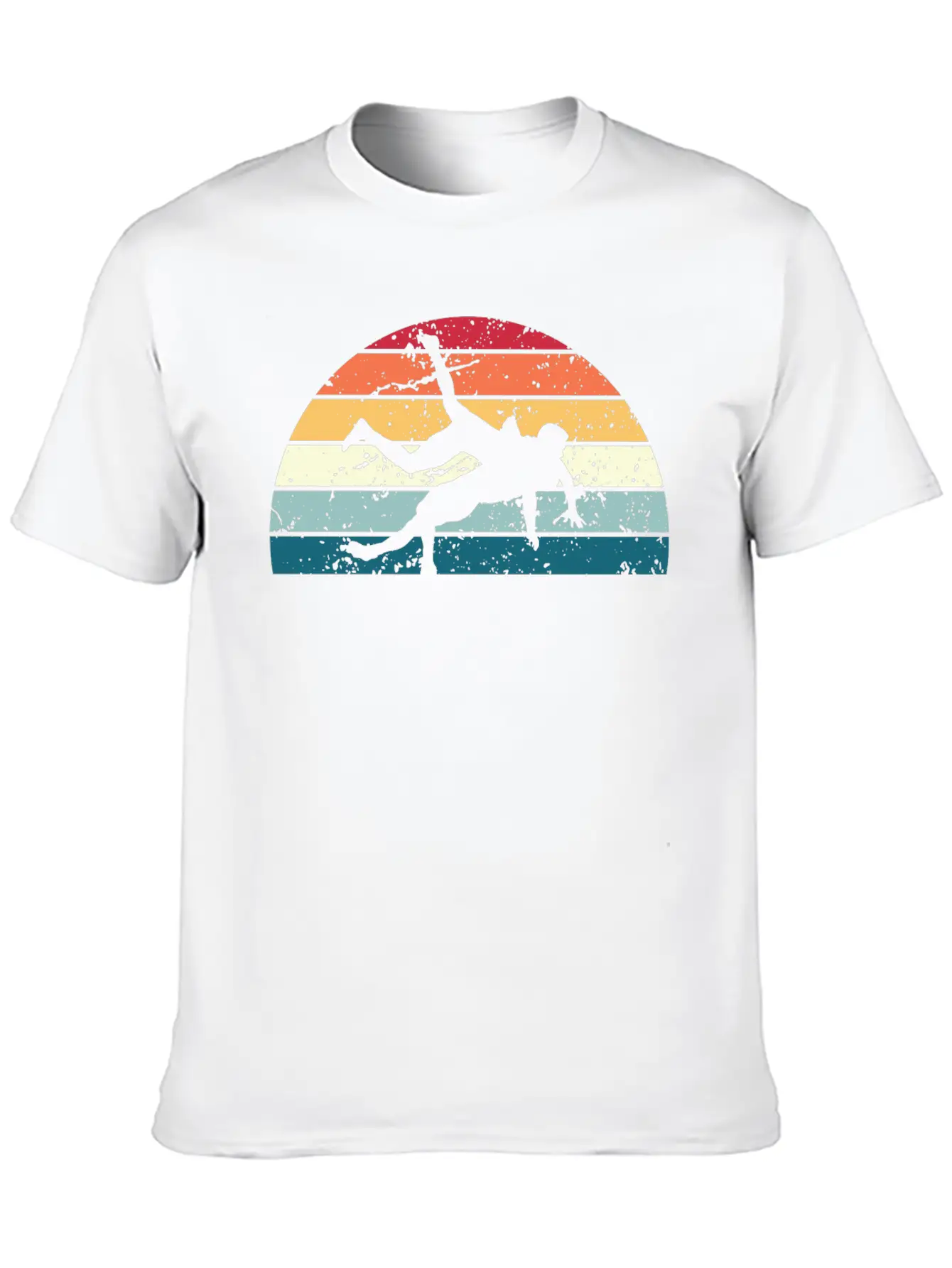 Retro Wrestling Sunset Vintage Boxing Sunrise Relaxed Everyday Tee – Lightweight And Durable Cotton