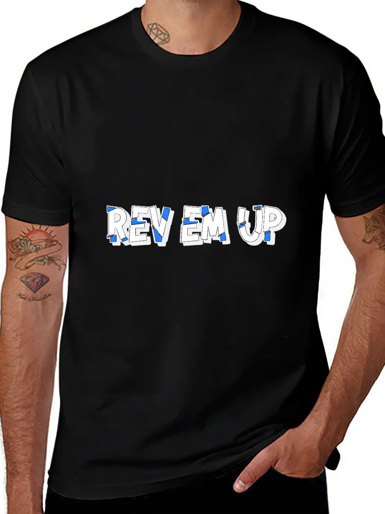 "Rev Em Up" Motorsport 4's Essential Cotton Tee For Daily Outfits – Unisex Style