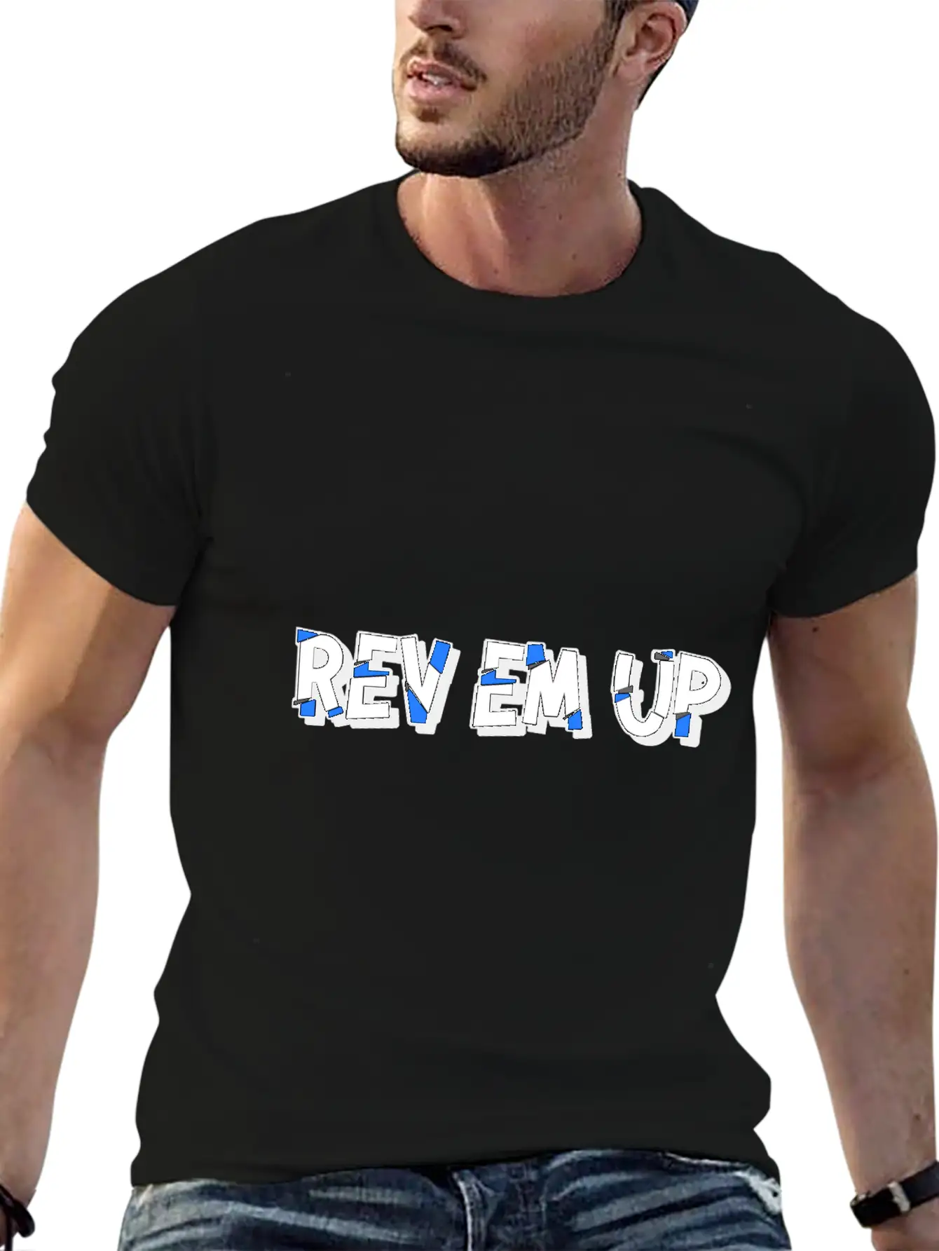 "Rev Em Up" Motorsport 4's Essential Cotton Tee For Daily Outfits – Unisex Style