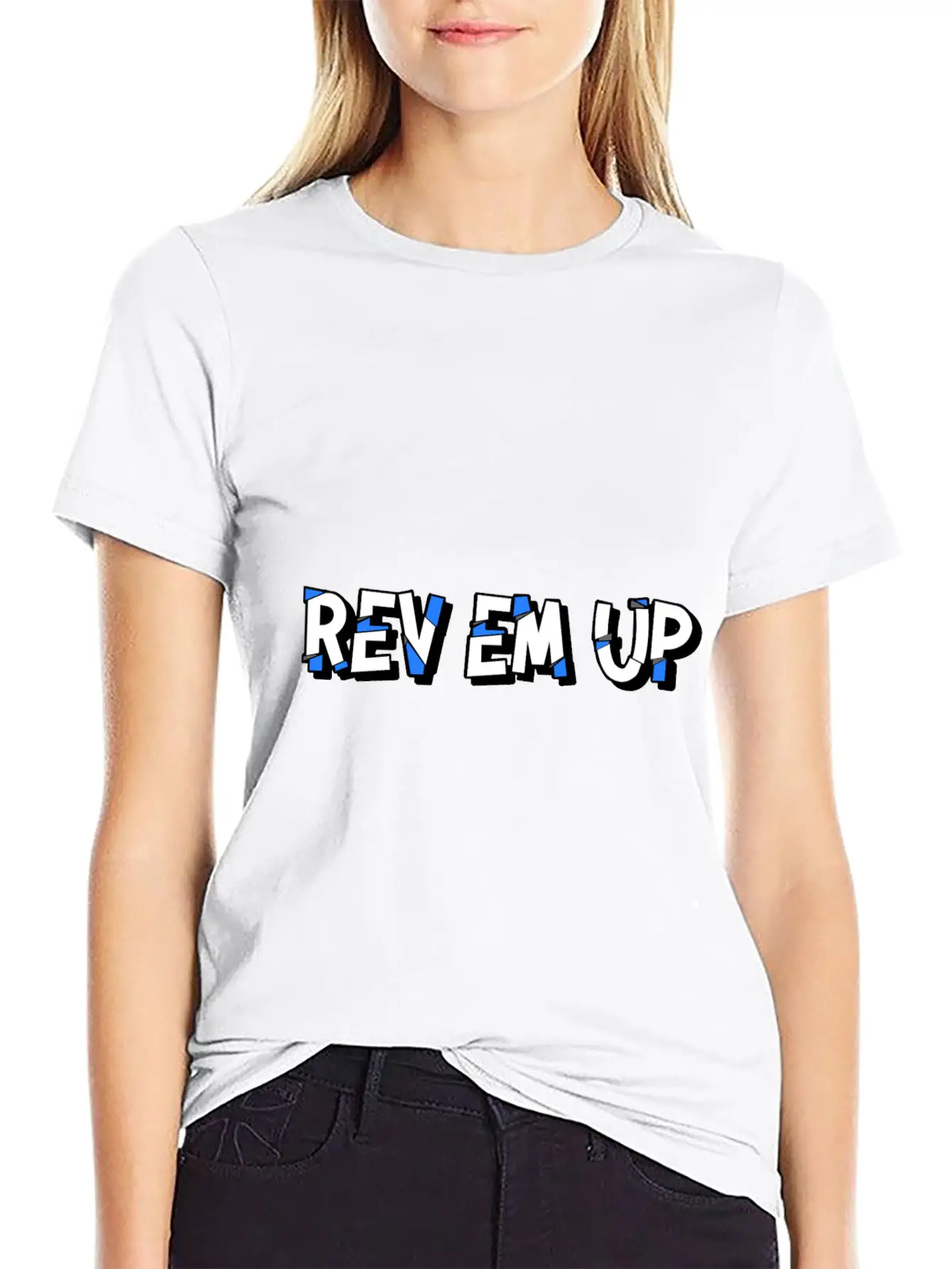 "Rev Em Up" Motorsport 4's Essential Cotton Tee For Daily Outfits – Unisex Style
