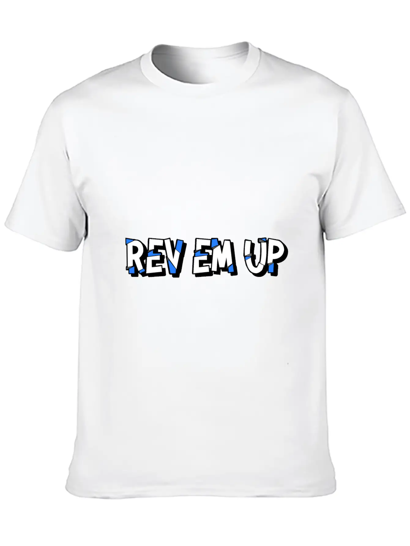 "Rev Em Up" Motorsport 4's Essential Cotton Tee For Daily Outfits – Unisex Style