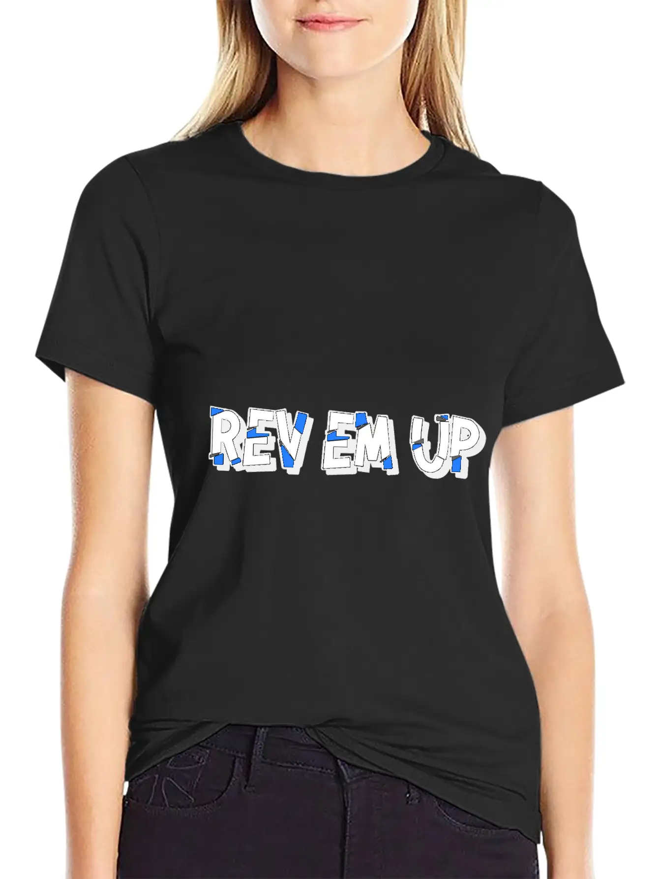 "Rev Em Up" Motorsport 4's Essential Cotton Tee For Daily Outfits – Unisex Style