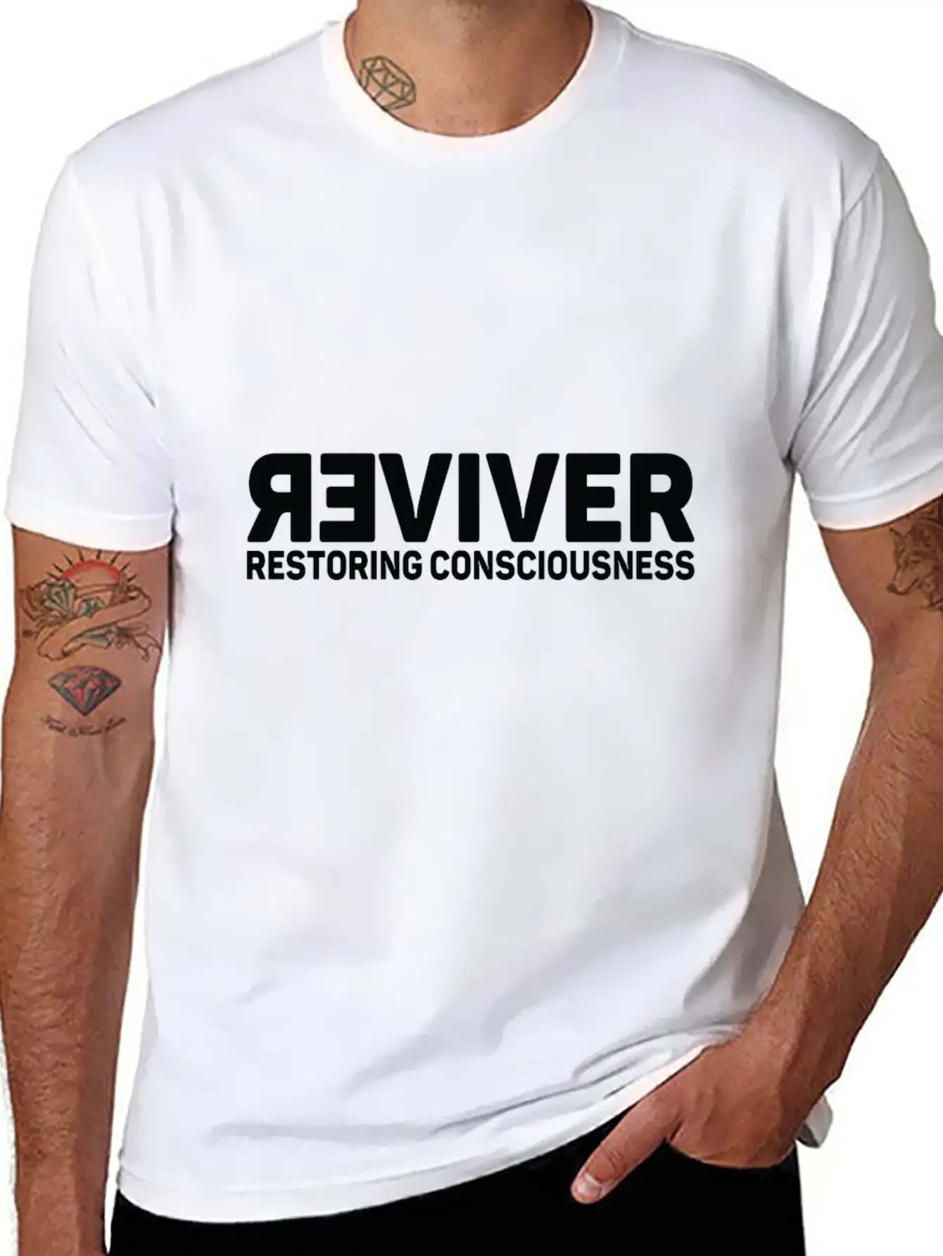REVIVER Soft Cotton Short Sleeve Tee – Unisex Wardrobe Staple