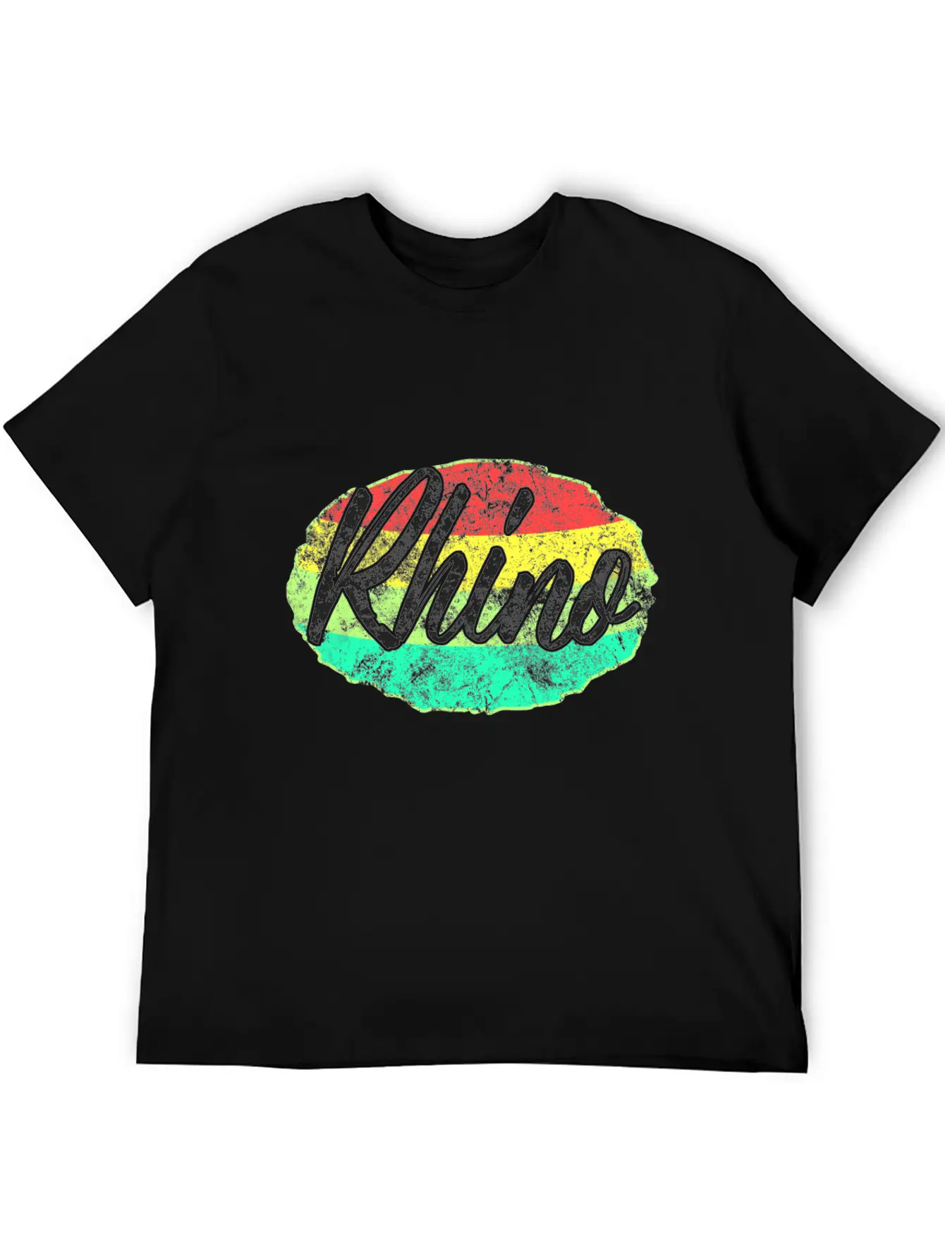 Rhino Classic Fit Graphic Tee For Daily Comfort – Unisex Cotton Shirt