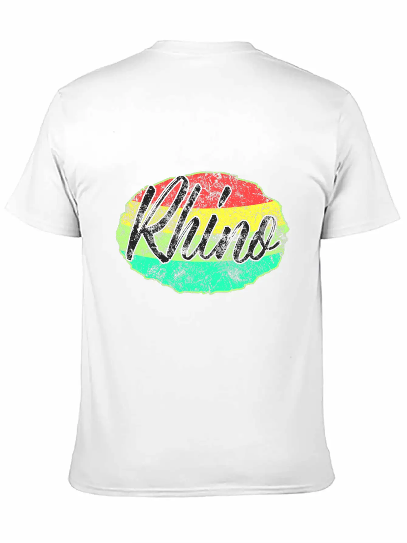 Rhino Classic Fit Graphic Tee For Daily Comfort – Unisex Cotton Shirt