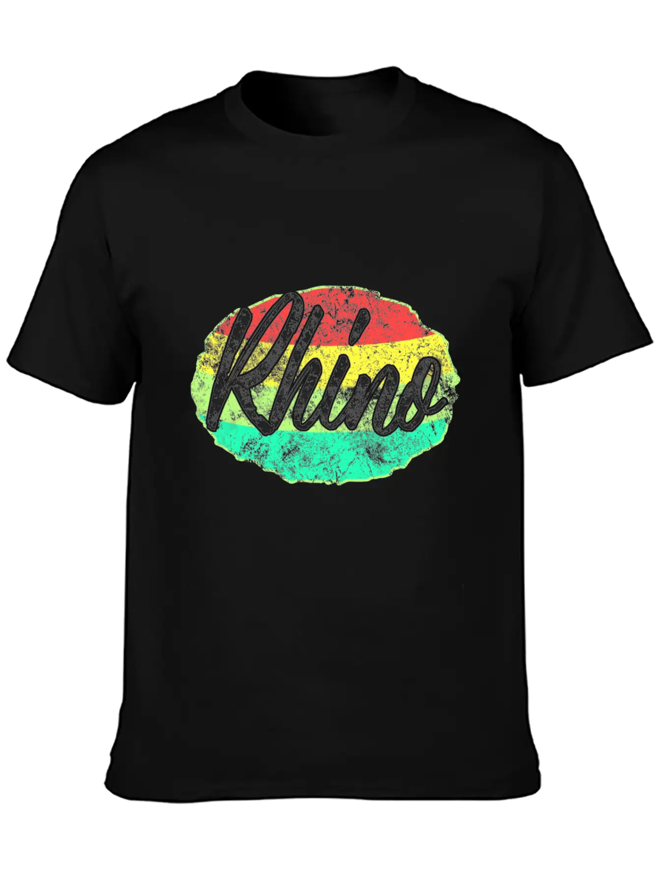 Rhino Classic Fit Graphic Tee For Daily Comfort – Unisex Cotton Shirt