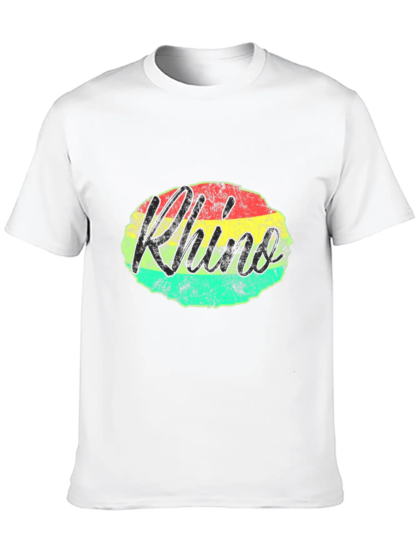 Rhino Classic Fit Graphic Tee For Daily Comfort – Unisex Cotton Shirt