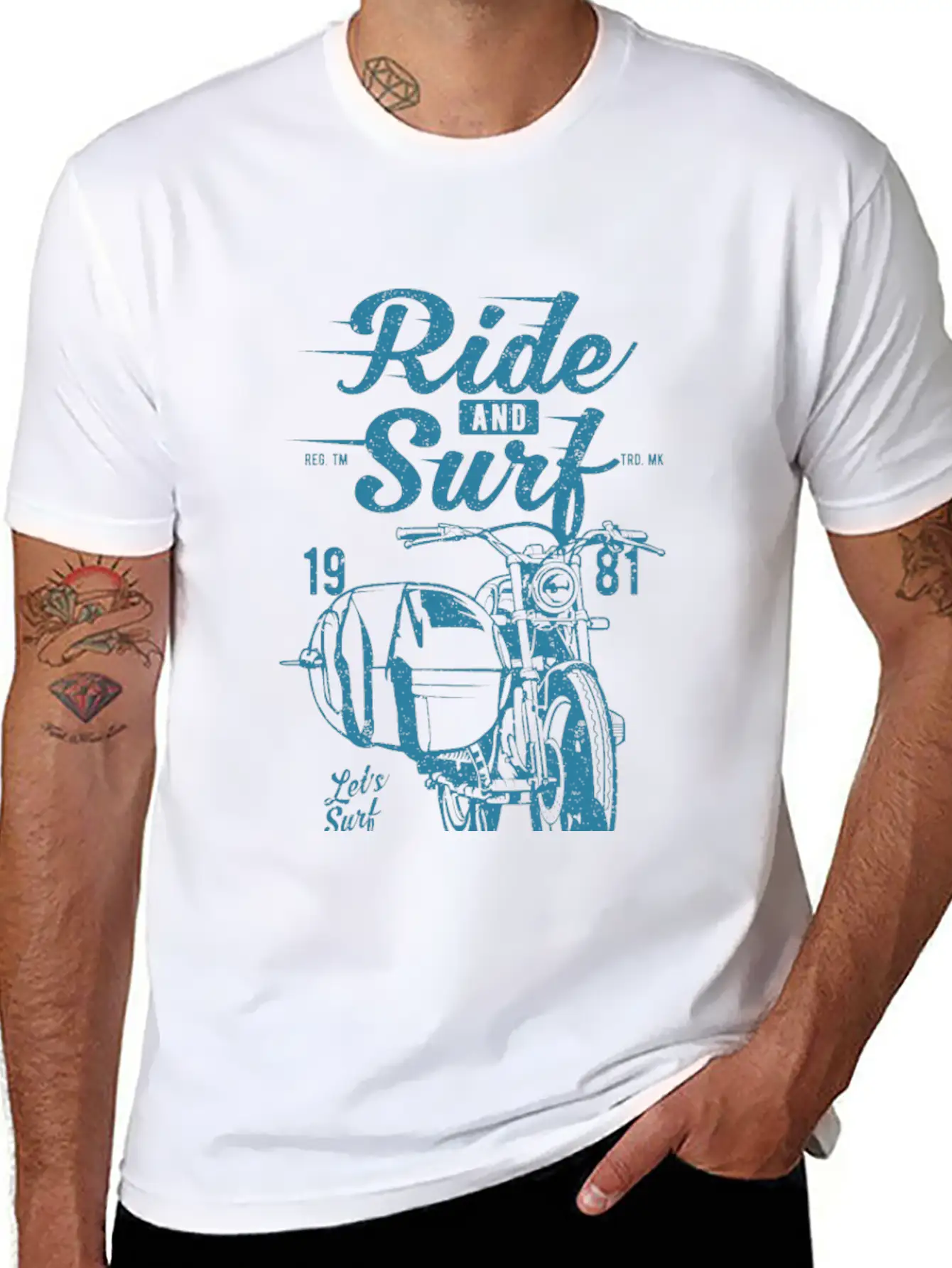 Ride And Surf Relaxed Everyday Tee – Lightweight And Durable Cotton