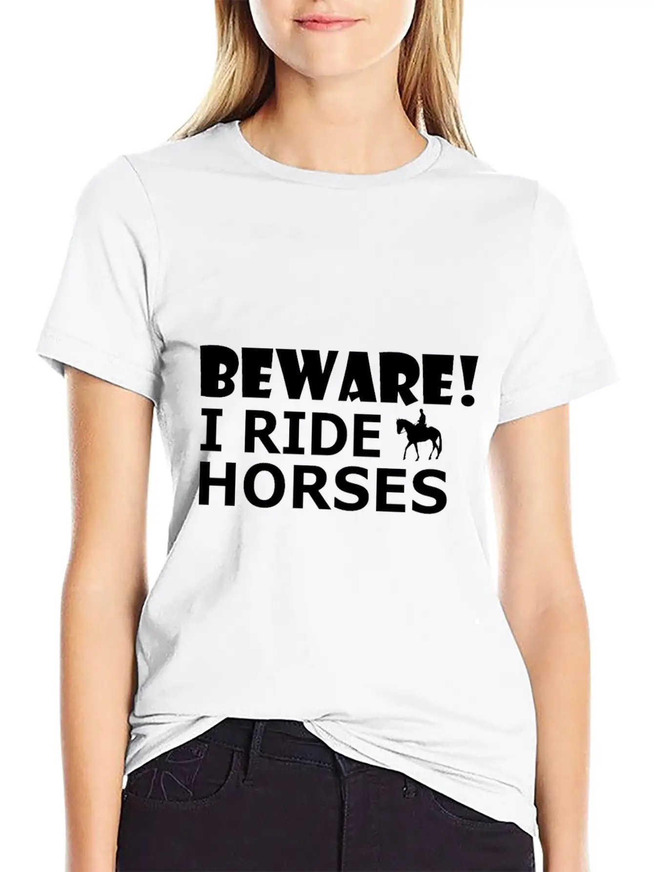 Ride Horses Unisex Casual T-Shirt – Clean Design For Daily Comfort