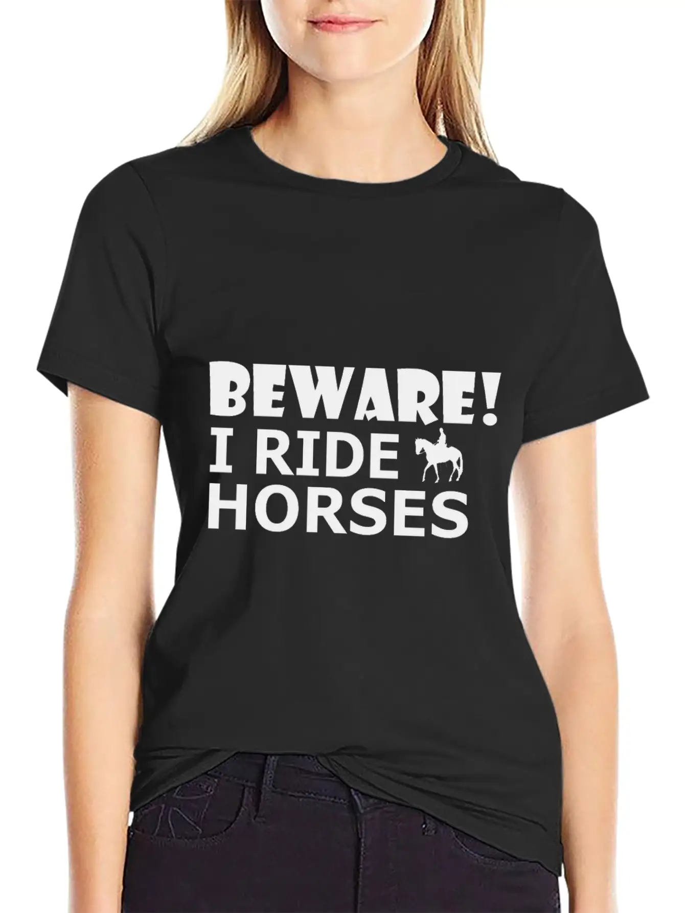 Ride Horses Unisex Casual T-Shirt – Clean Design For Daily Comfort