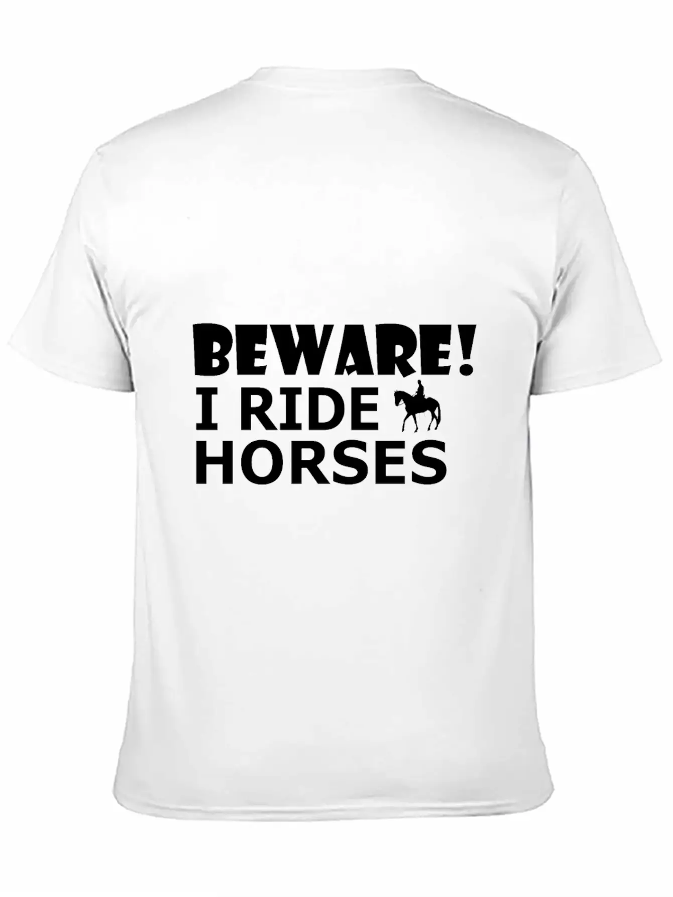 Ride Horses Unisex Casual T-Shirt – Clean Design For Daily Comfort
