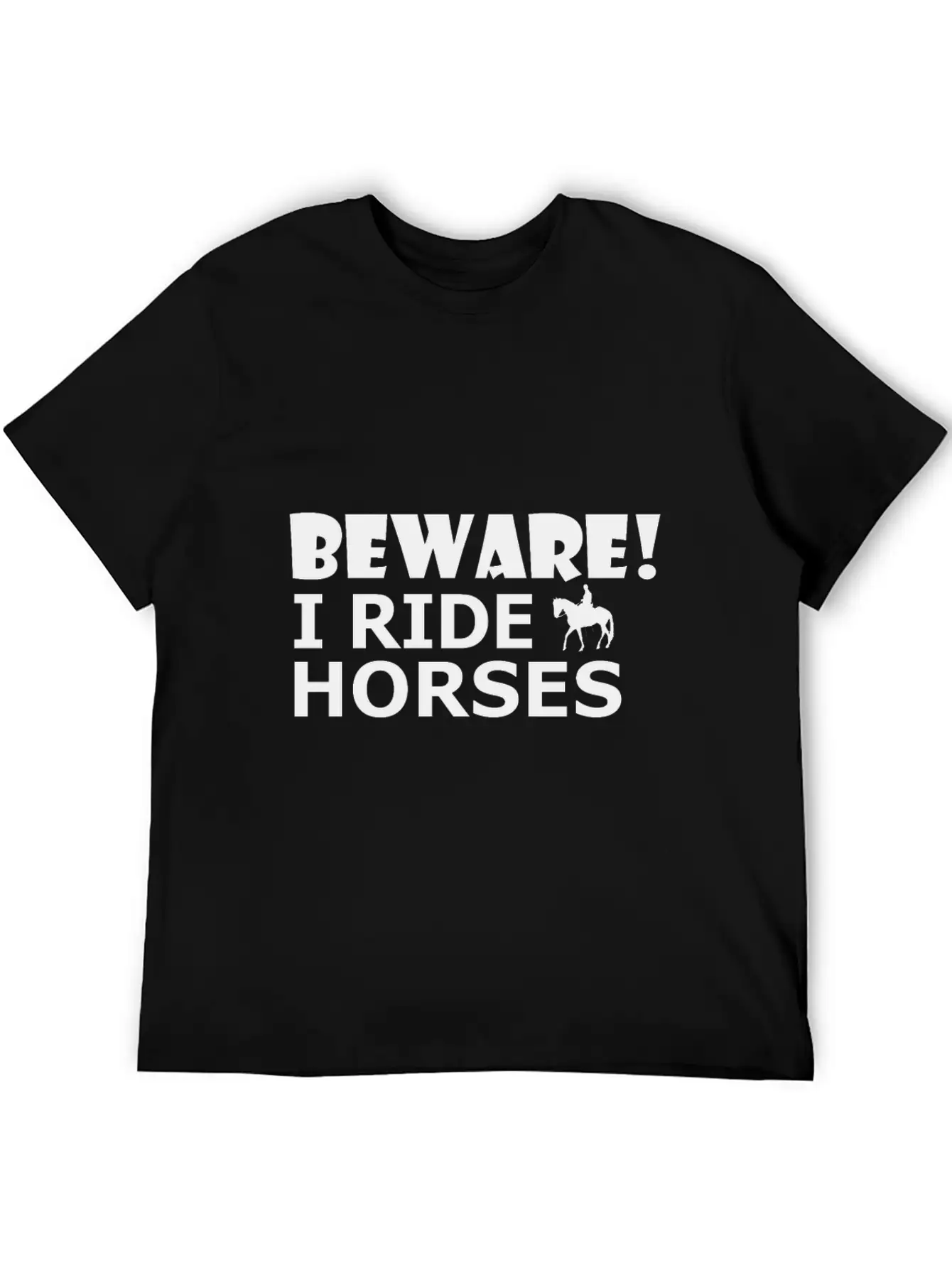 Ride Horses Unisex Casual T-Shirt – Clean Design For Daily Comfort