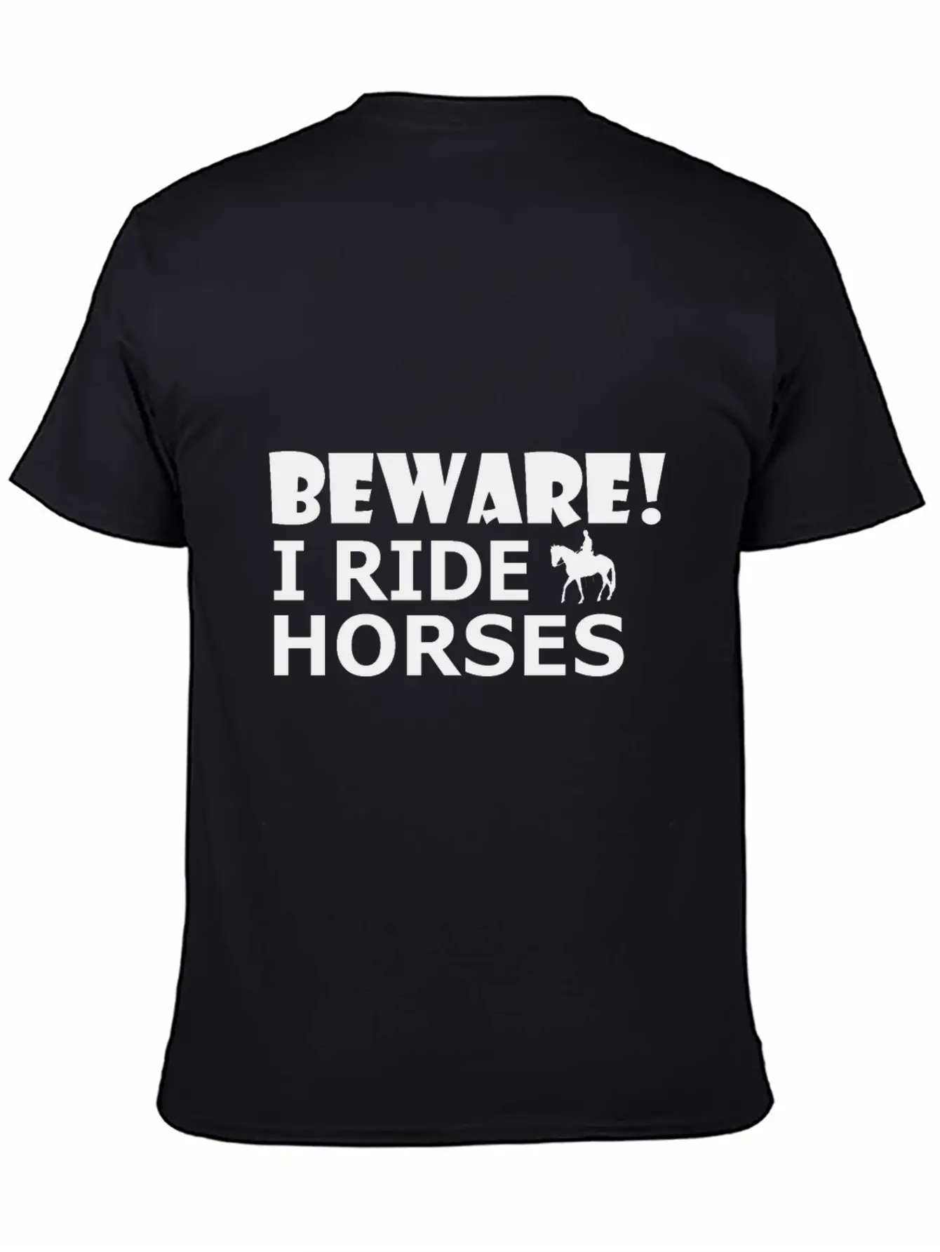 Ride Horses Unisex Casual T-Shirt – Clean Design For Daily Comfort