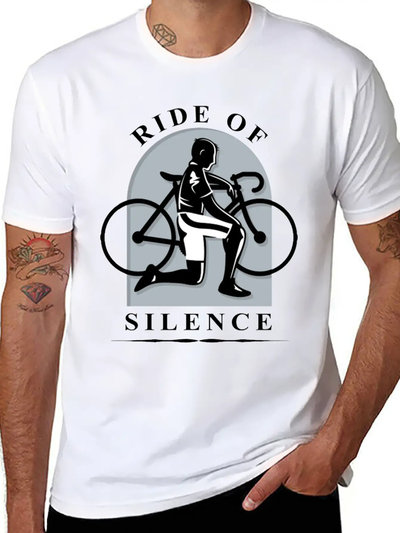 Ride Of Silence Lightweight Cotton T-Shirt – Daily Comfort Graphic Shirt