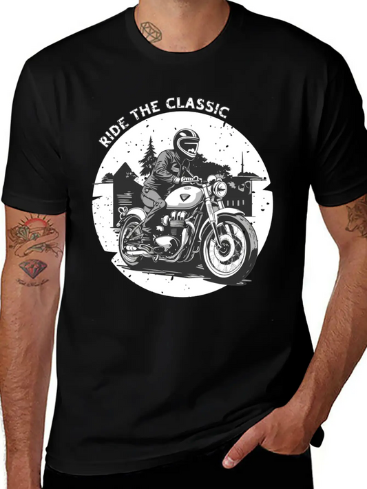 Ride The Classic Vintage Motorcycle Soft Cotton Short Sleeve Tee – Unisex Wardrobe Staple