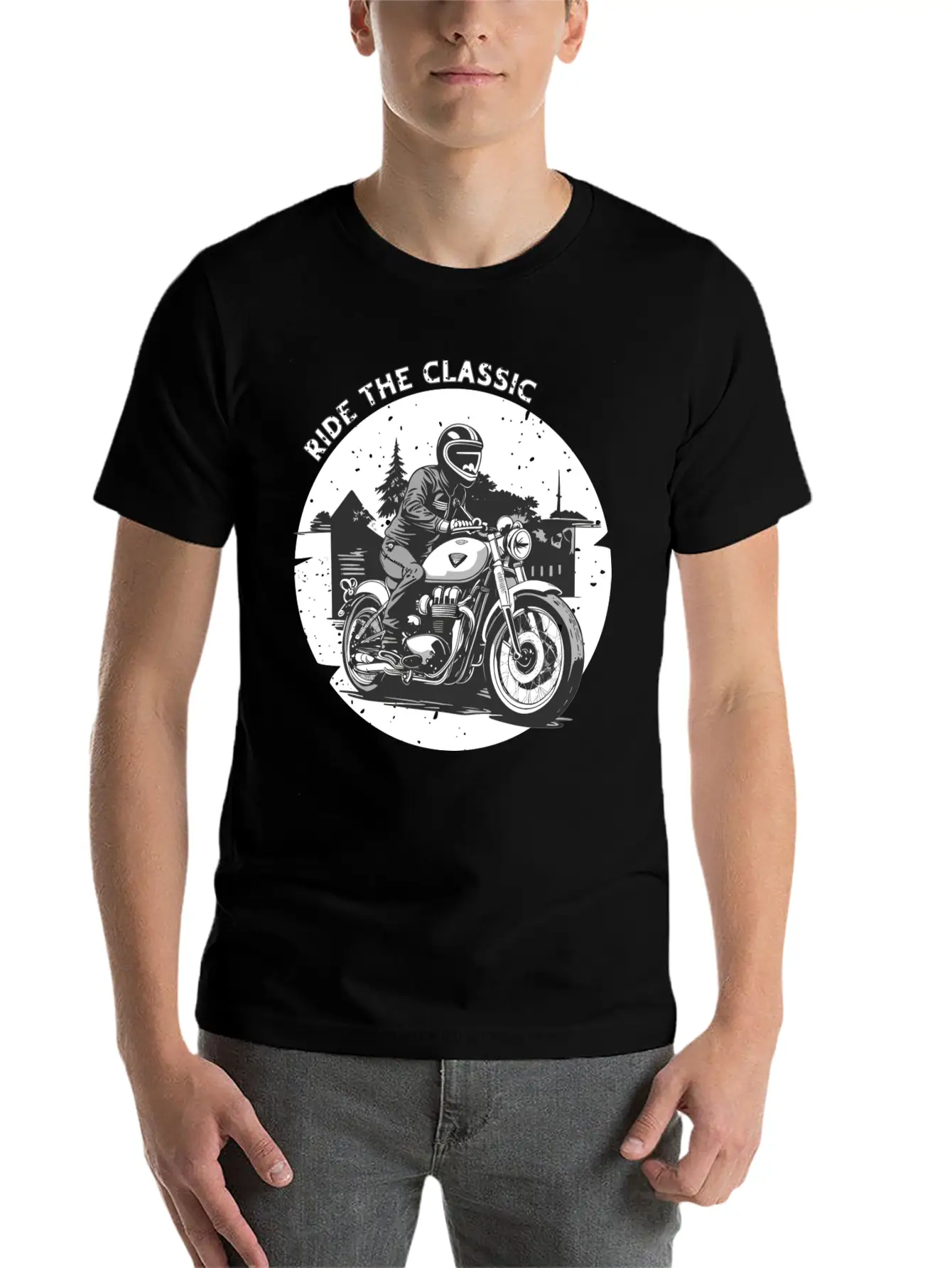Ride The Classic Vintage Motorcycle Soft Cotton Short Sleeve Tee – Unisex Wardrobe Staple