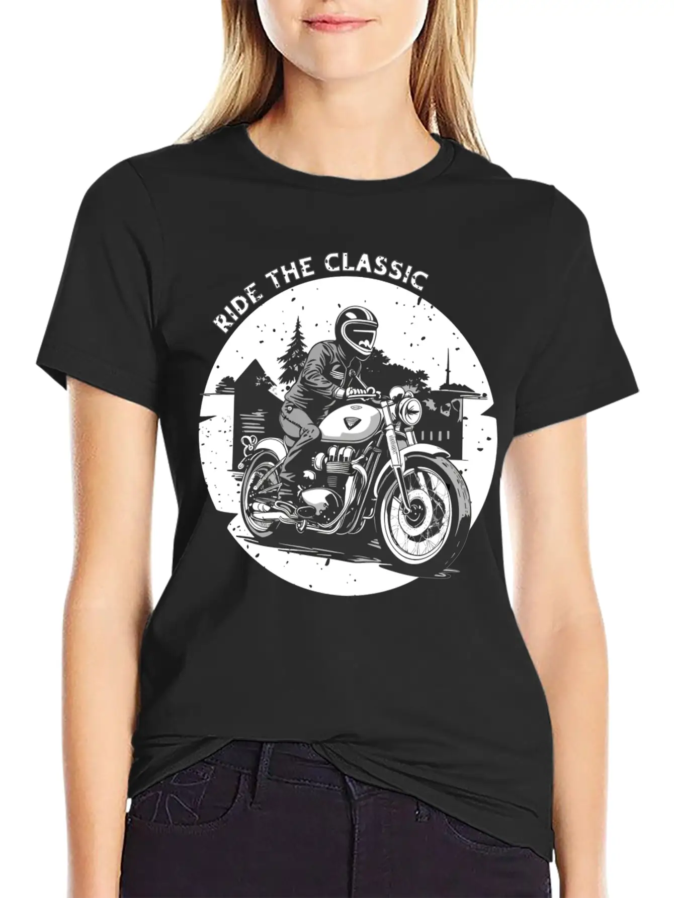 Ride The Classic Vintage Motorcycle Soft Cotton Short Sleeve Tee – Unisex Wardrobe Staple