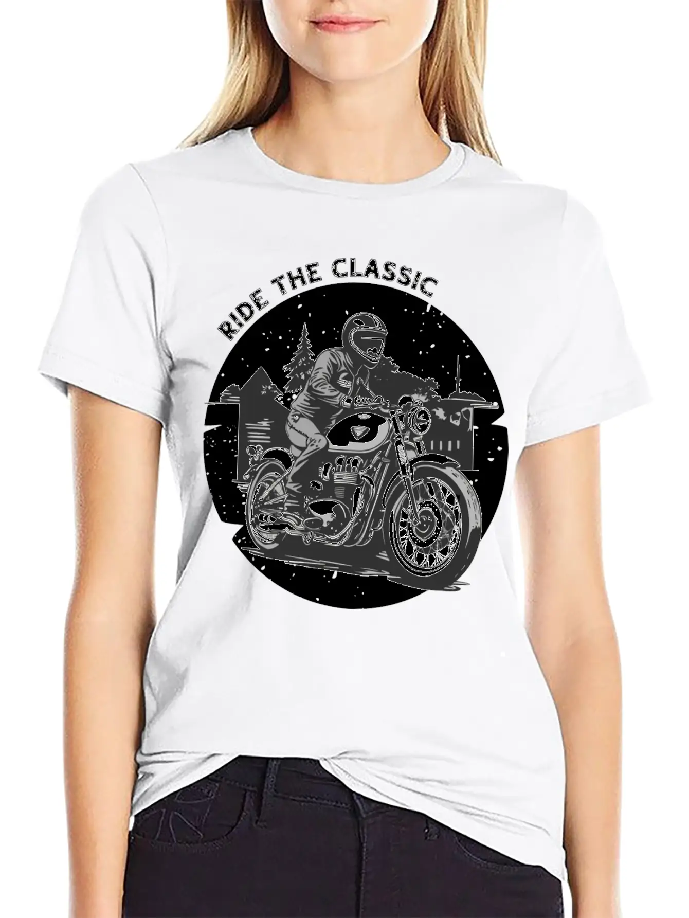 Ride The Classic Vintage Motorcycle Soft Cotton Short Sleeve Tee – Unisex Wardrobe Staple